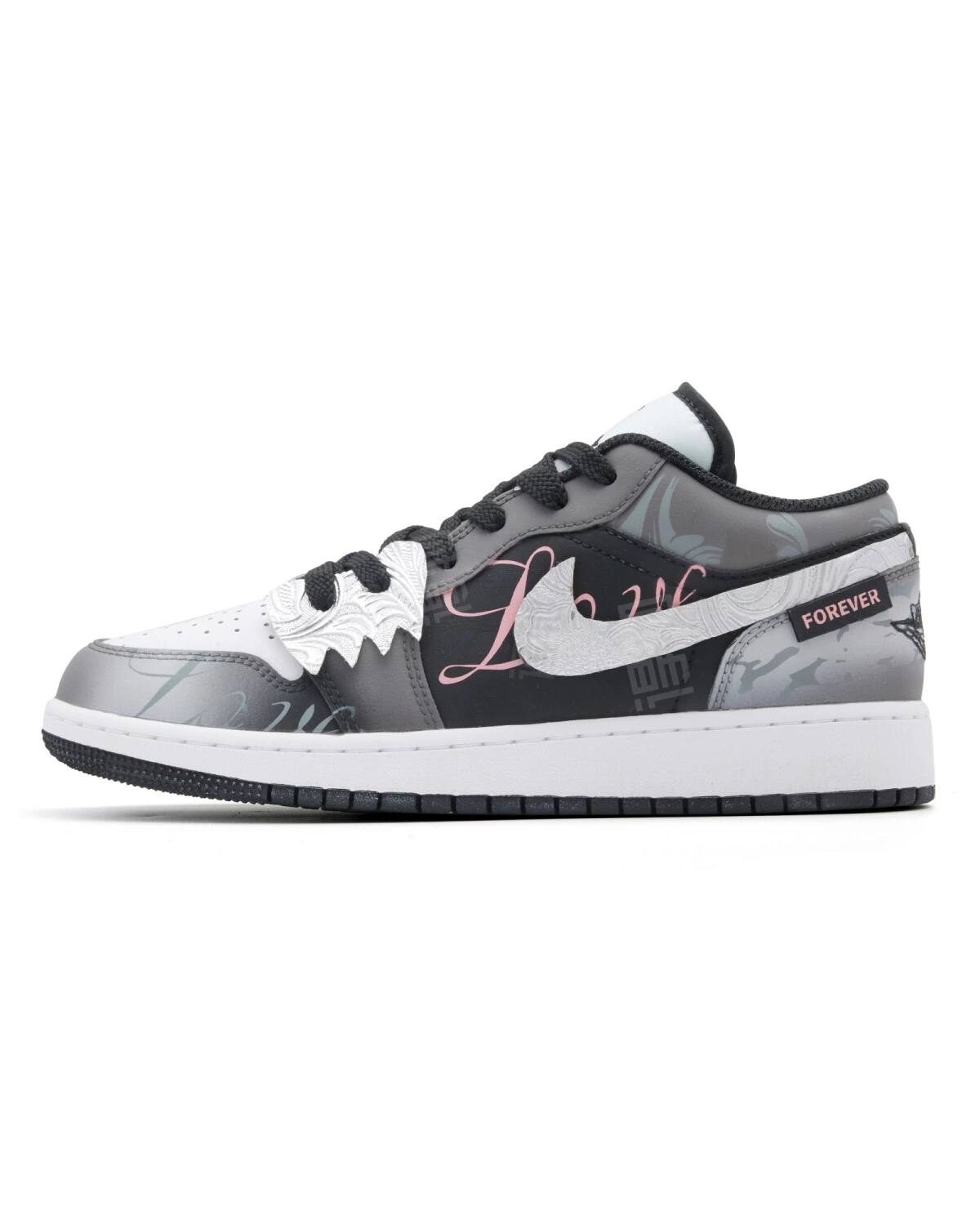 Jordan Air Jordan 1 Low мужские ретро кроссовки серебристо-серые картинка