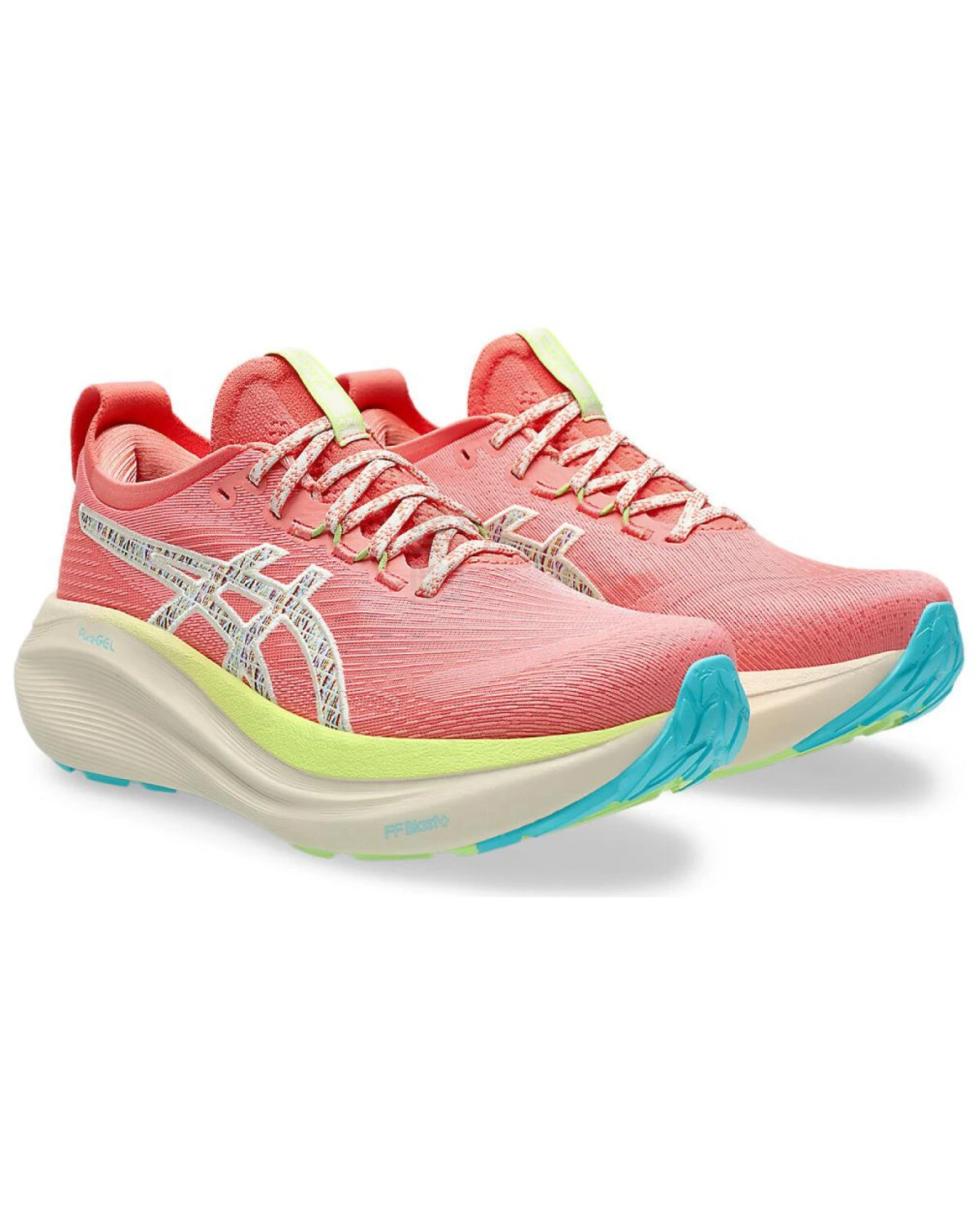 Asics GEL-NIMBUS 27 TR женские кроссовки для бега розовые сетчатые картинка
