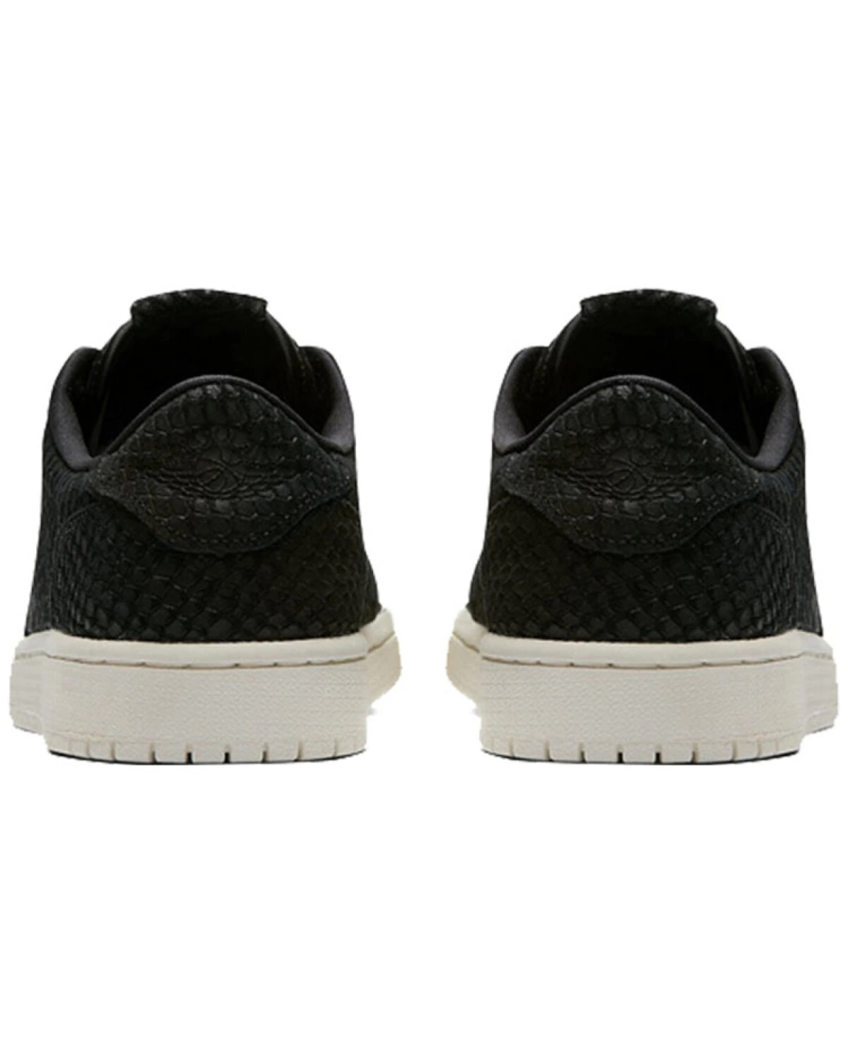 Jordan Air Jordan 1 Retro Low NS женские кроссовки черные с змеиным узором и амортизацией картинка