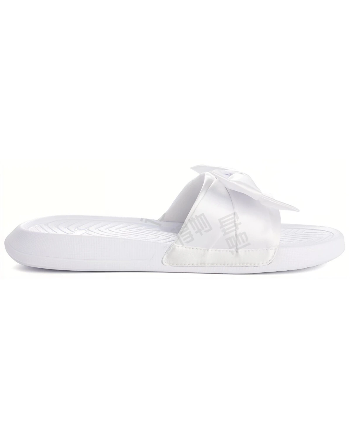 PUMA Popcat Bow женские шлепанцы белые повседневные с бантом картинка