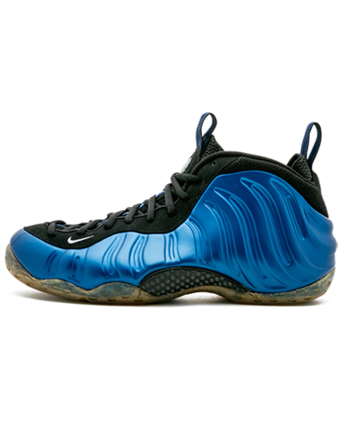 Nike Foamposite One мужские кроссовки синие легкие с амортизацией картинка