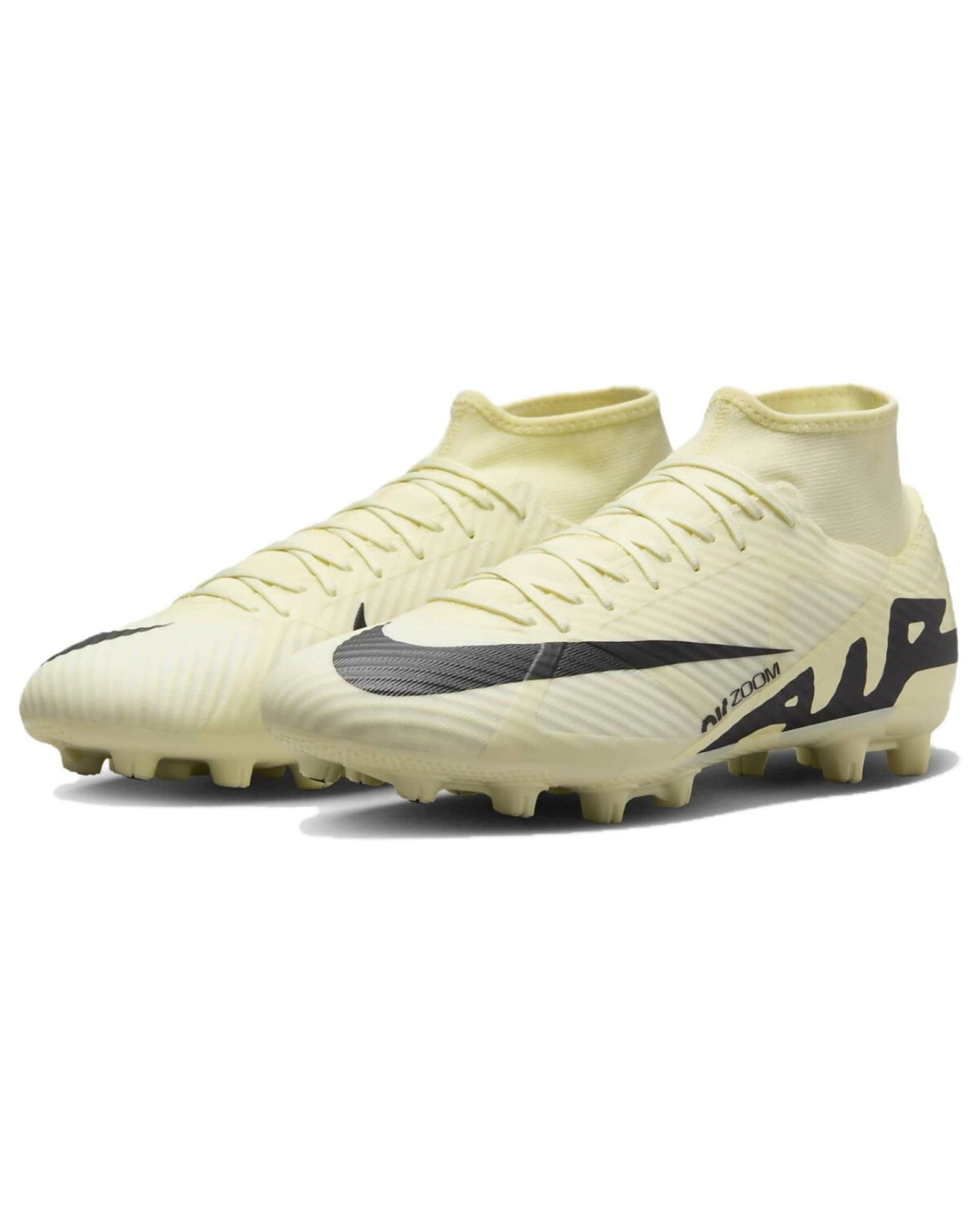 Nike Mercurial Superfly 9 унисекс футбольные бутсы жёлтые высокие картинка