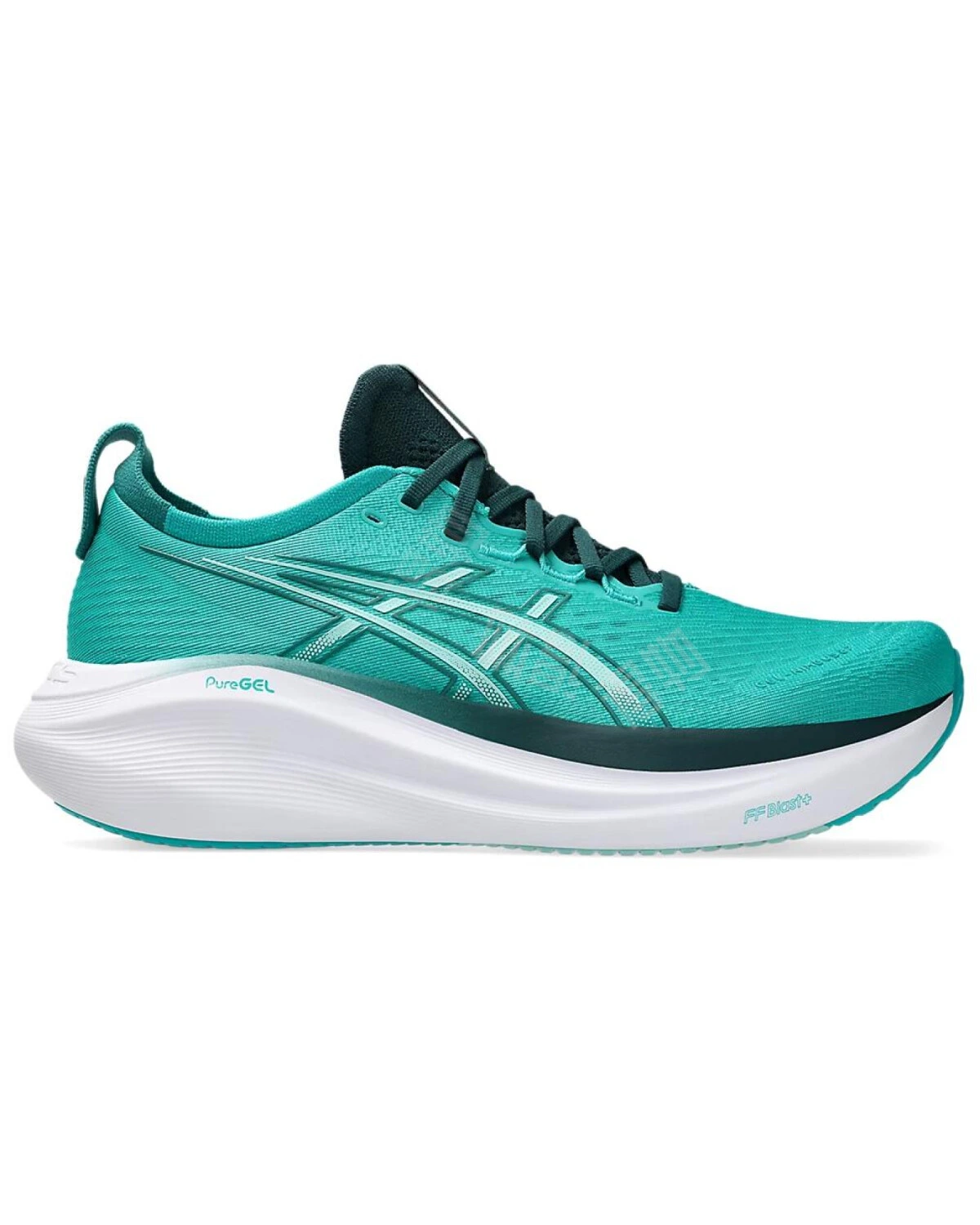 Asics GEL-NIMBUS 27 мужские кроссовки для бега с амортизацией голубые картинка