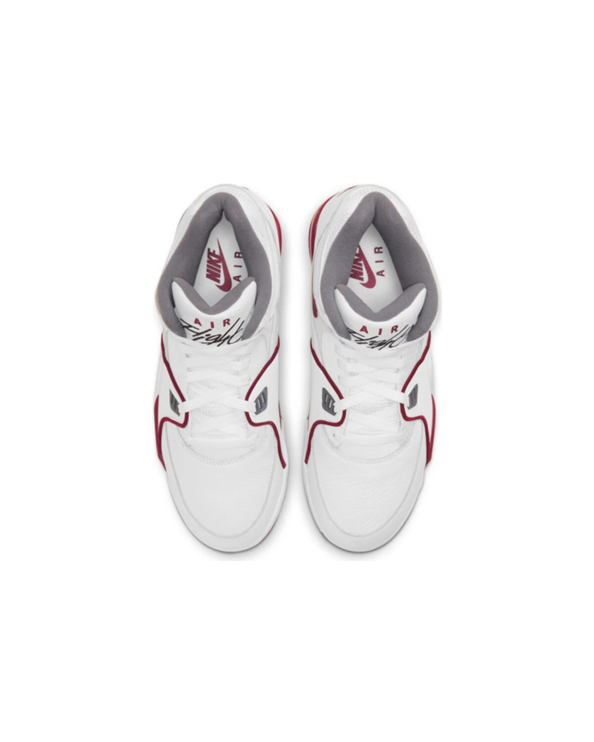 Nike Air Flight 89 мужские кроссовки бело-красные баскетбольные картинка