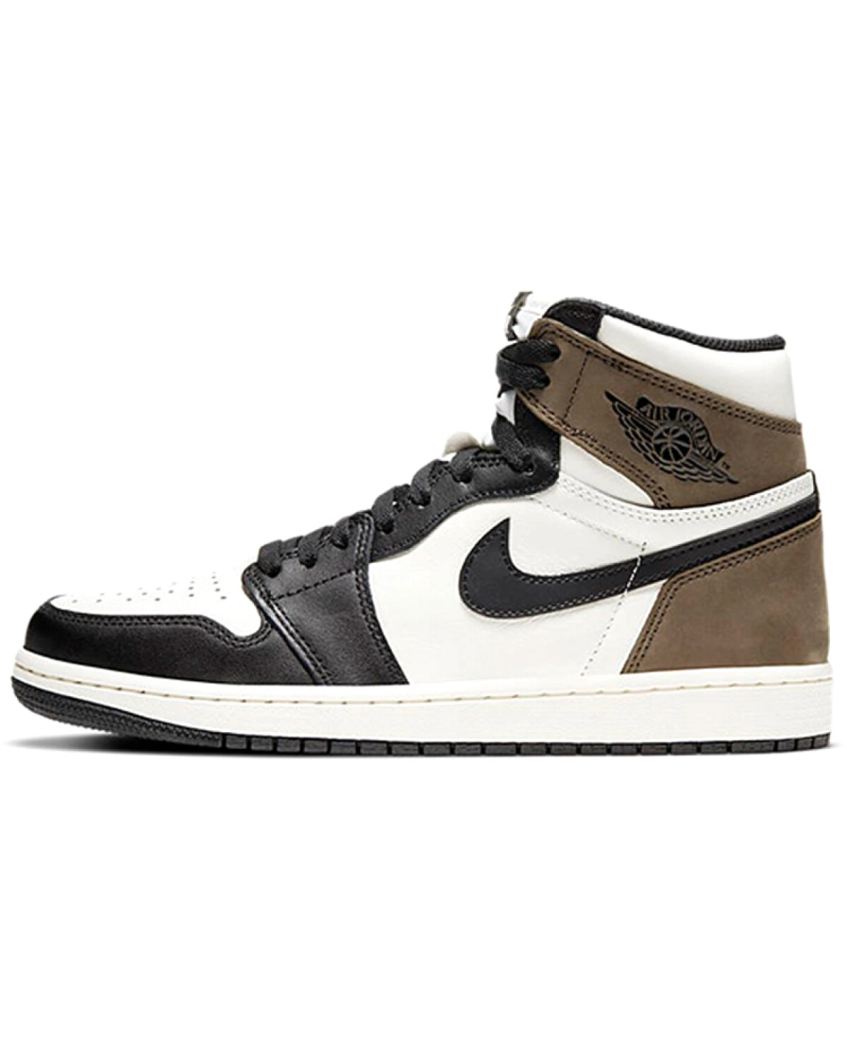 Jordan Air Jordan 1 Retro High OG "Dark Mocha" unisex высокие кроссовки черно-коричневые картинка