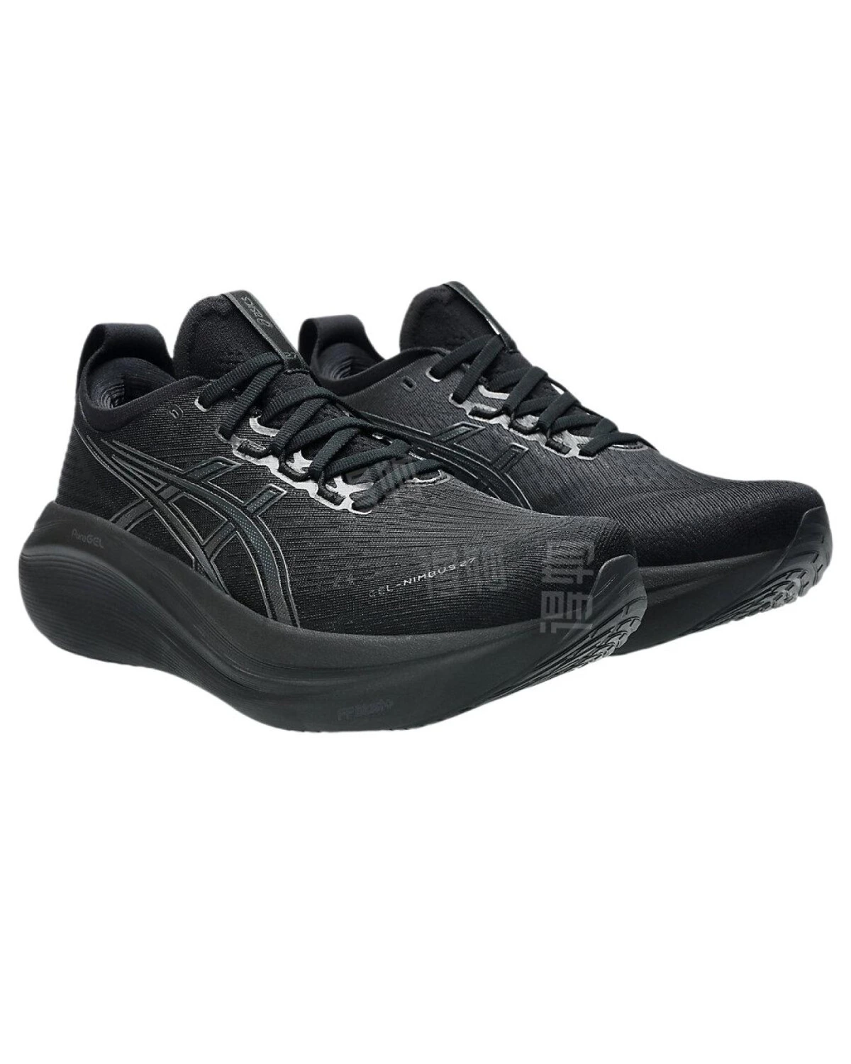 Asics GEL-NIMBUS 27 мужские кроссовки для бега черные с амортизацией и воздухопроницаемостью картинка