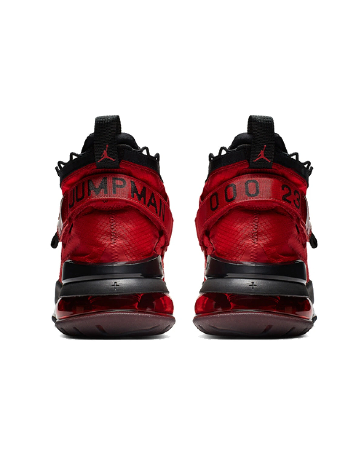 Jordan Proto-Max 720 мужские высокие кроссовки красно-чёрные противоскользящие картинка