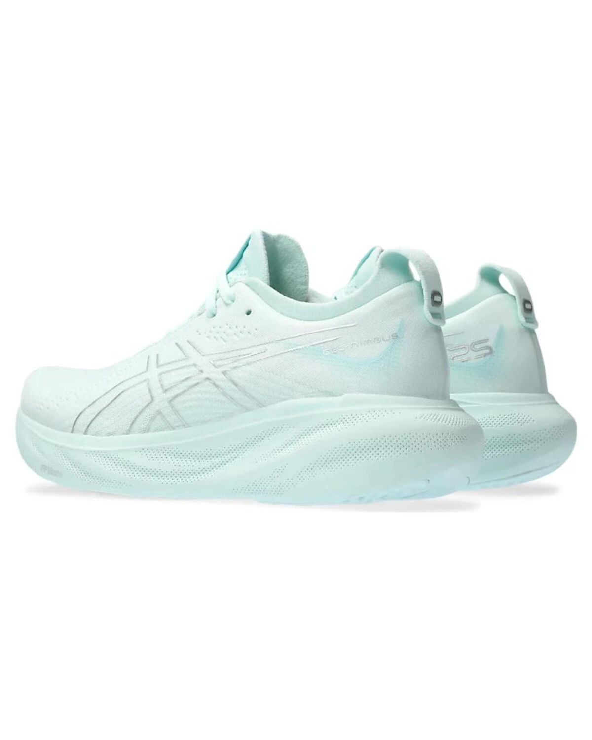 Asics GEL-Nimbus 25 женские кроссовки для бега с амортизацией GEL голубые картинка