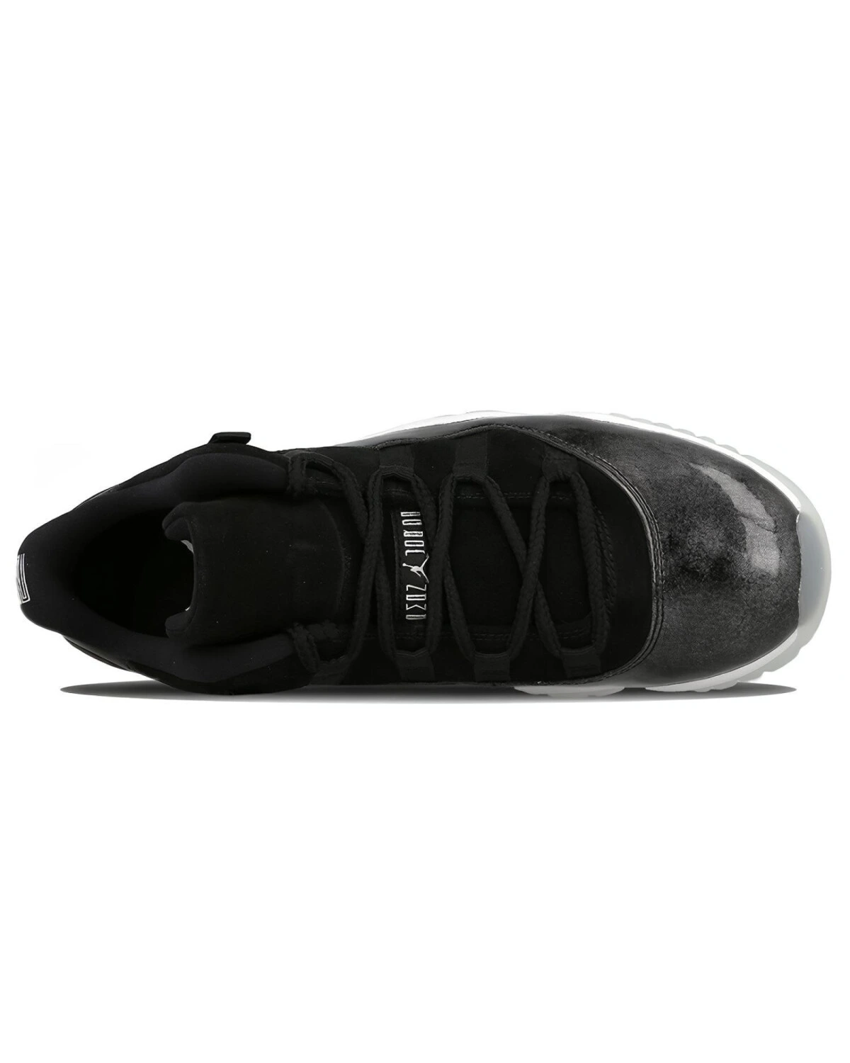 Jordan Air Jordan 11 Retro Low Barons мужские кроссовки черные кожаные картинка