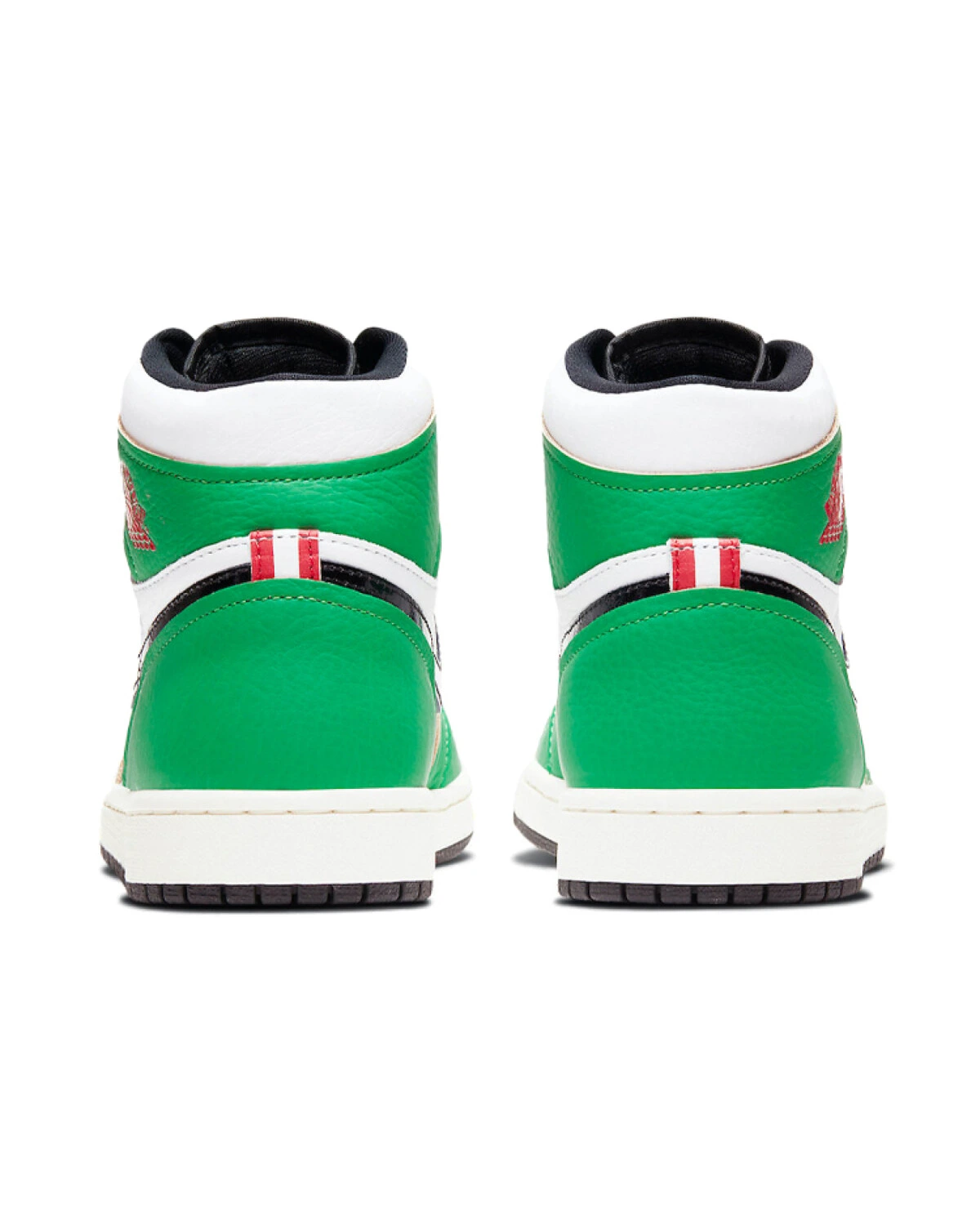 Jordan Air Jordan 1 Retro High OG Lucky Green женские кроссовки зелёно-белые картинка