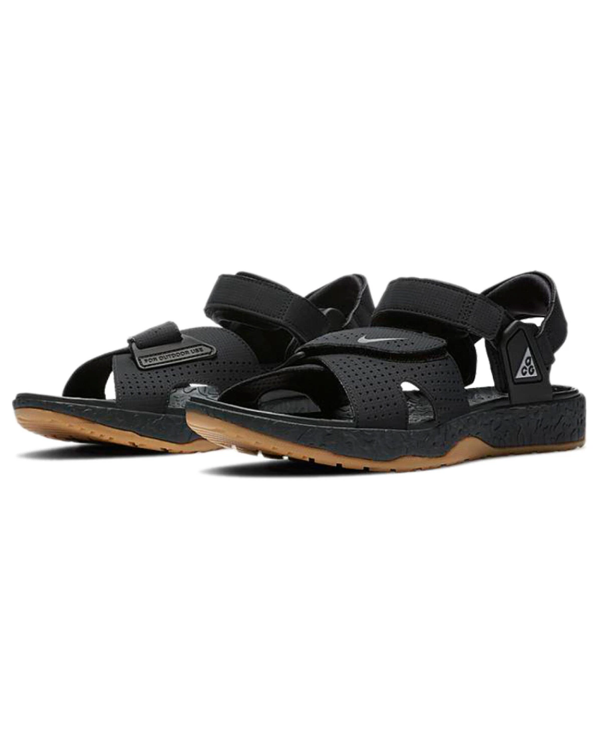 Nike ACG Deschutz мужские и женские пляжные сандалии чёрные картинка