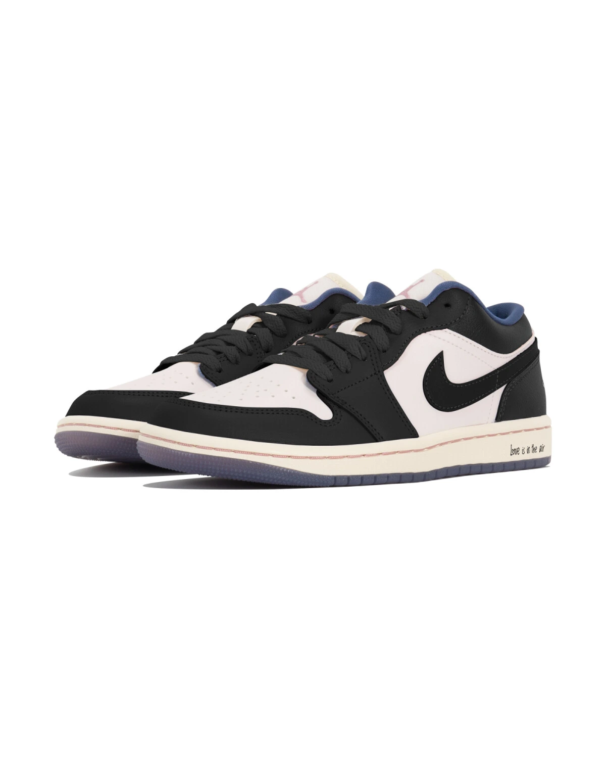 Jordan Air Jordan 1 женские кроссовки черно-розовые легкие и износостойкие картинка