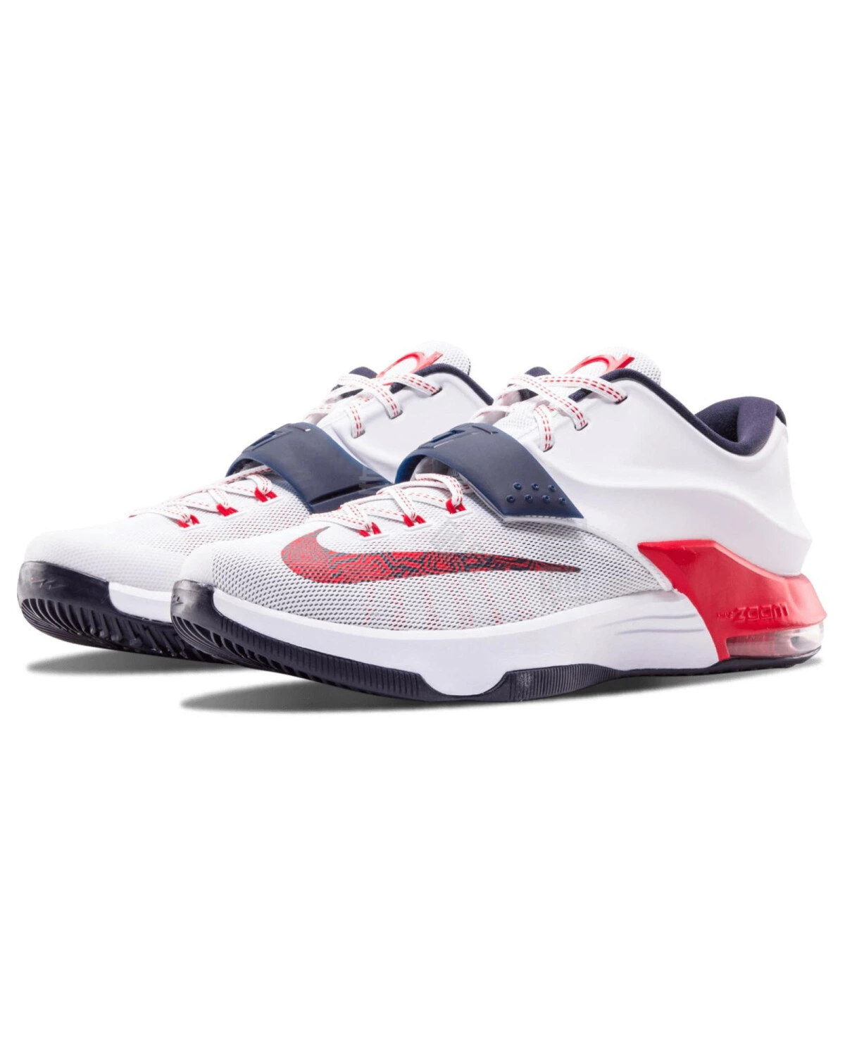 Nike KD 7 USA мужские баскетбольные кроссовки белые противоскользящие легкие картинка