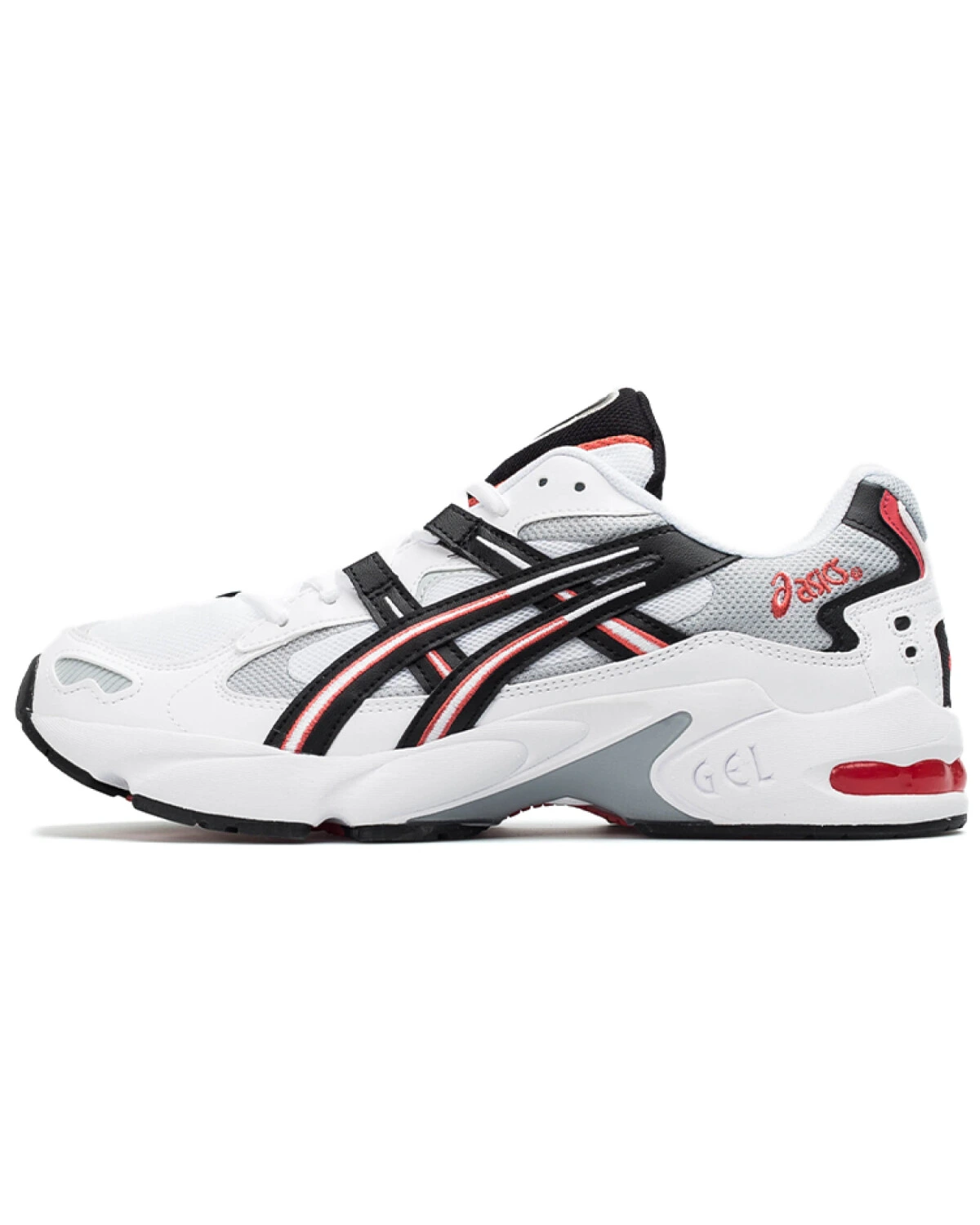 Asics Gel-Kayano 5 unisex кроссовки текстильные бело-чёрные картинка