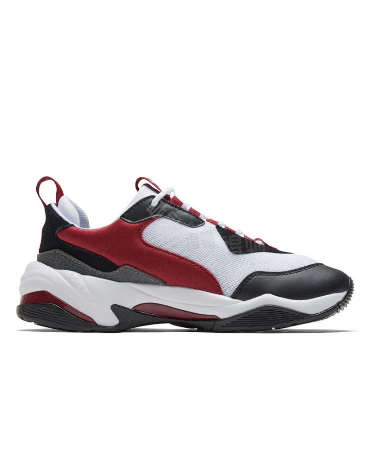 PUMA Thunder Fashion 2.0 кроссовки трендовые бело-черно-красные картинка