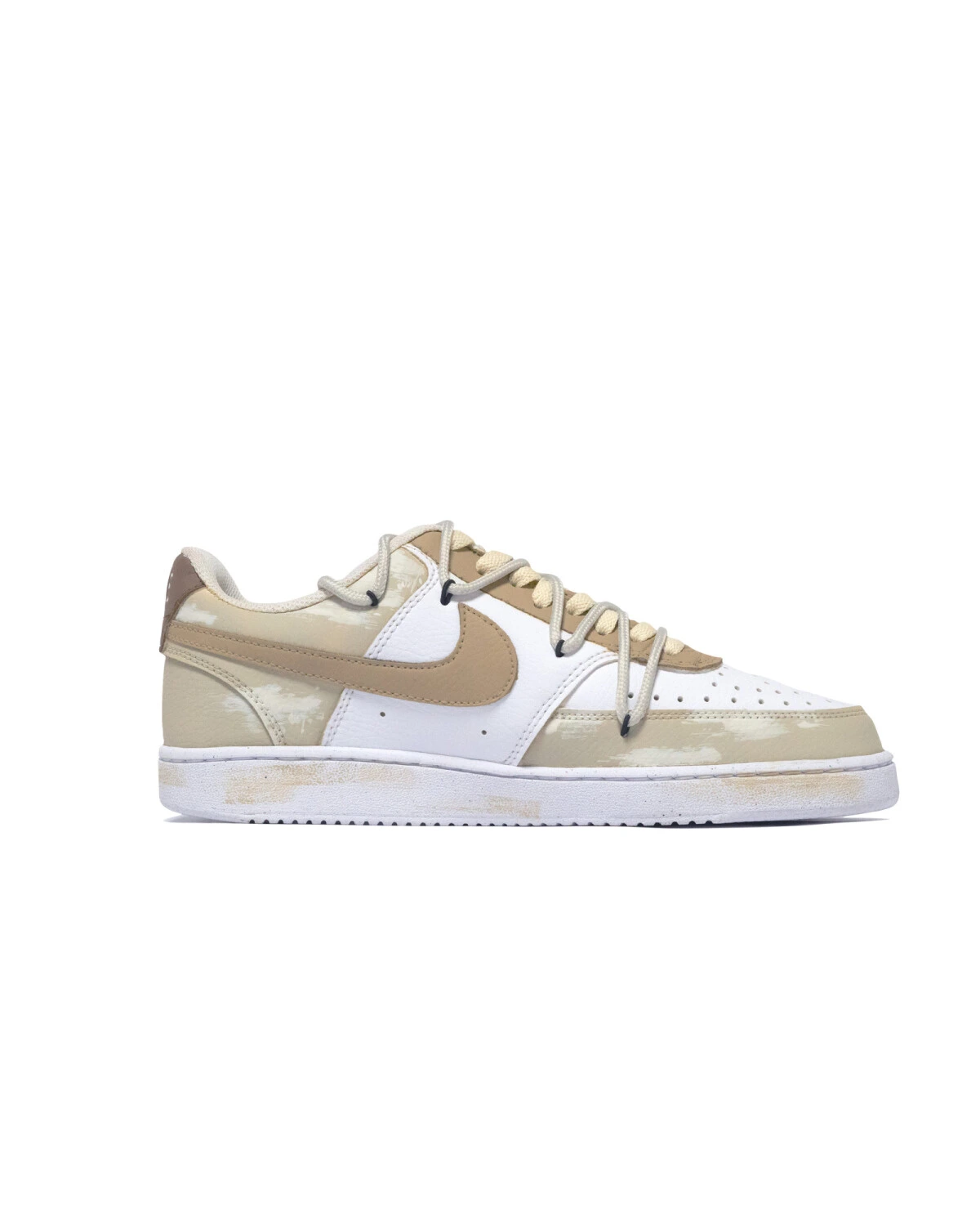 Nike Court Vision 1 Unisex кроссовки коричневые в стиле мокка картинка