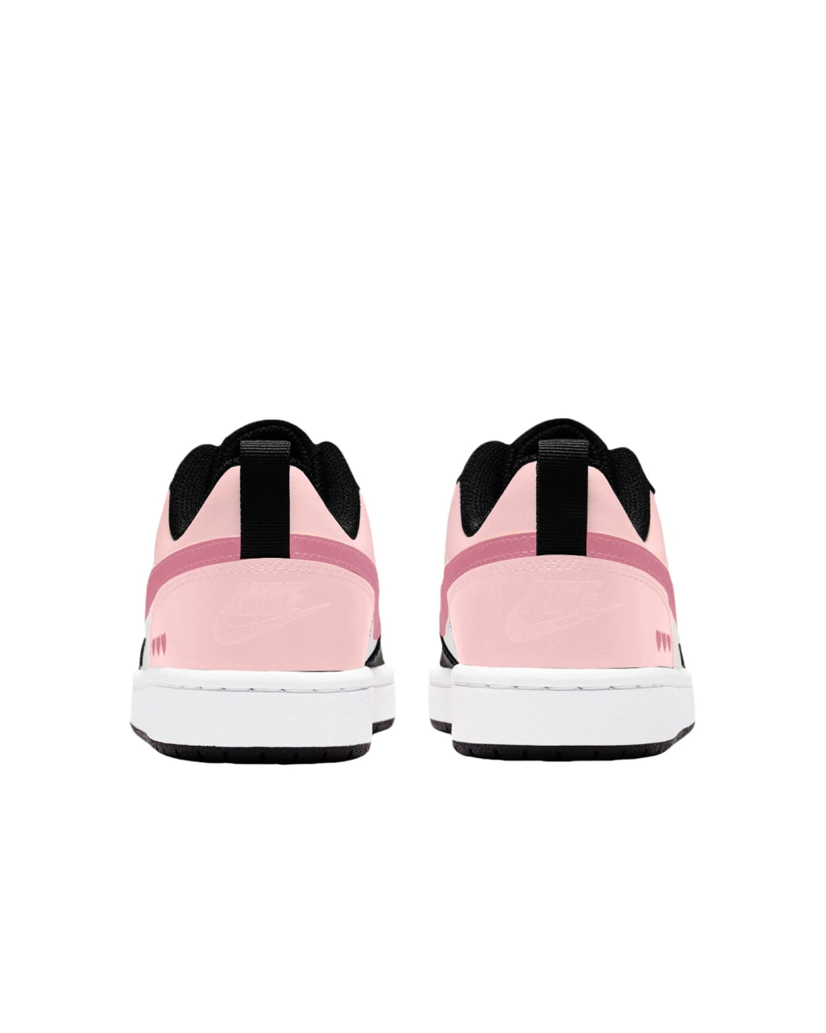 Nike Court Borough детские кеды розовые из искусственной кожи картинка