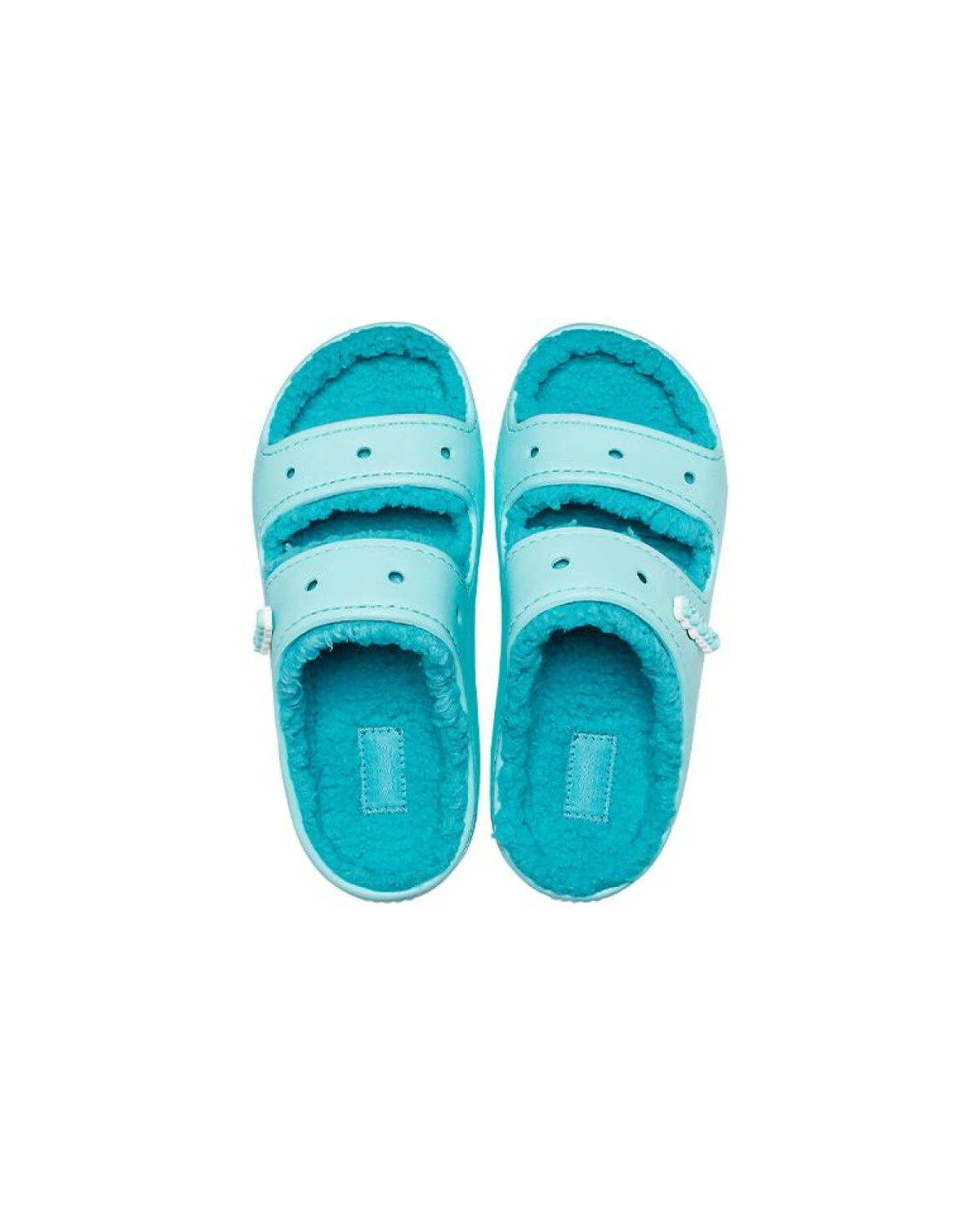 Crocs Classic Lined Clog домашние тапочки синие теплые картинка
