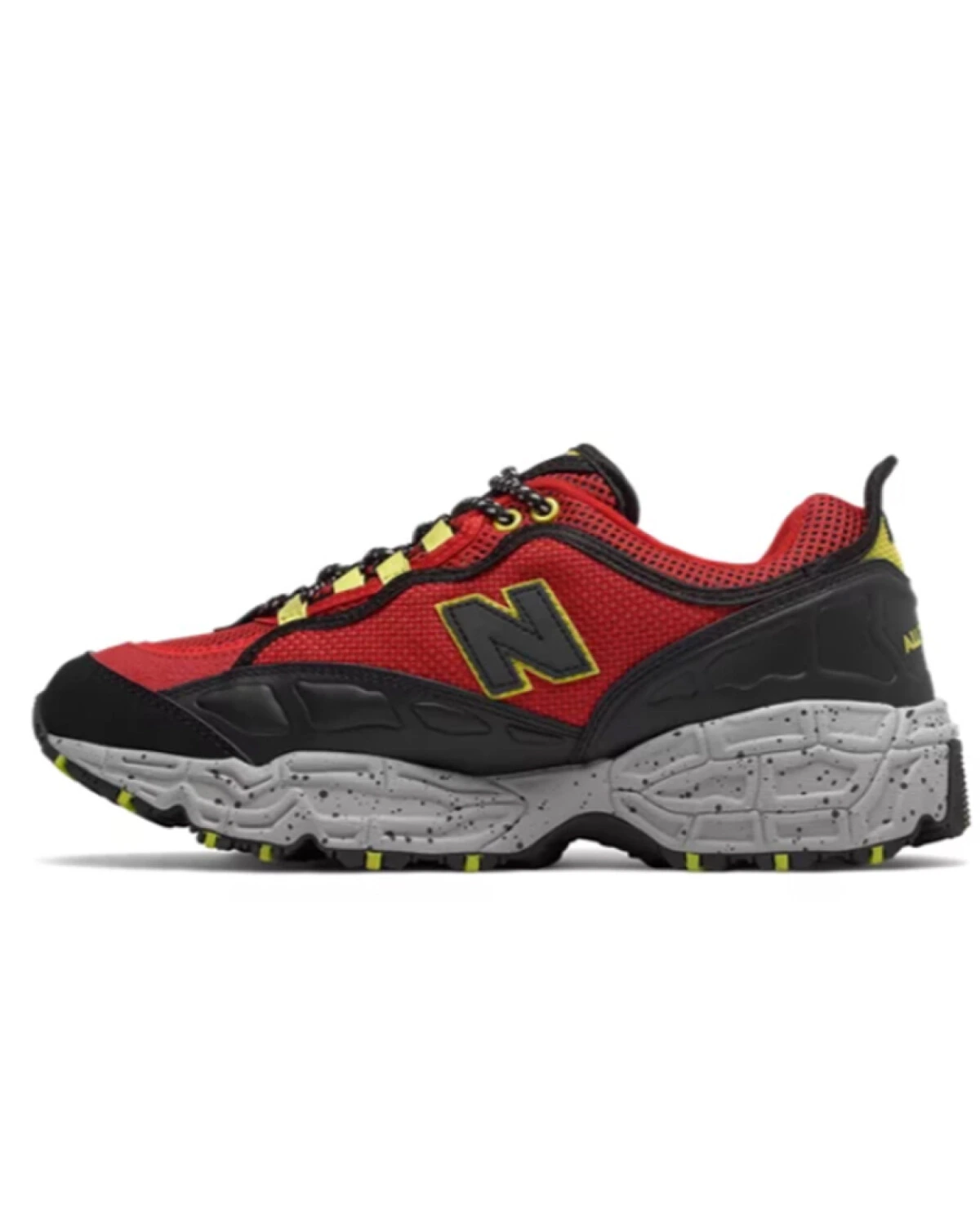 New Balance 801 мужские кроссовки повседневные текстильные черно-красные картинка