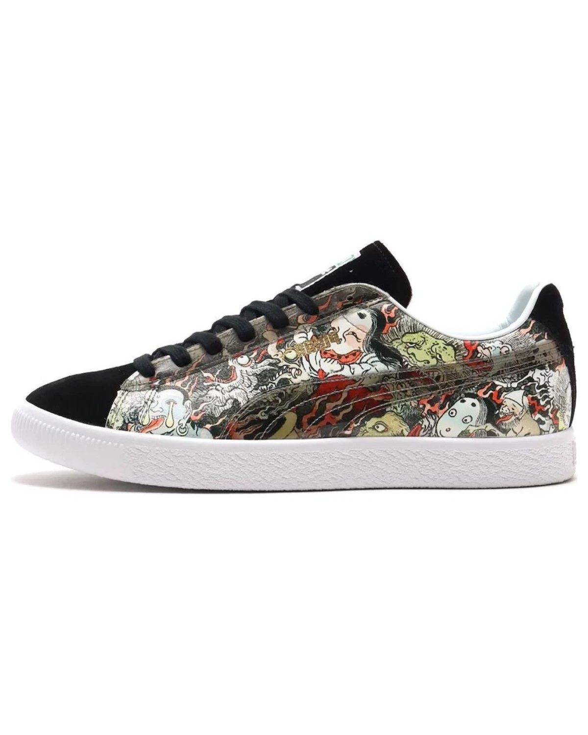 PUMA Suede Three Tides Tattoo x atmos унисекс кеды с принтом и амортизацией картинка