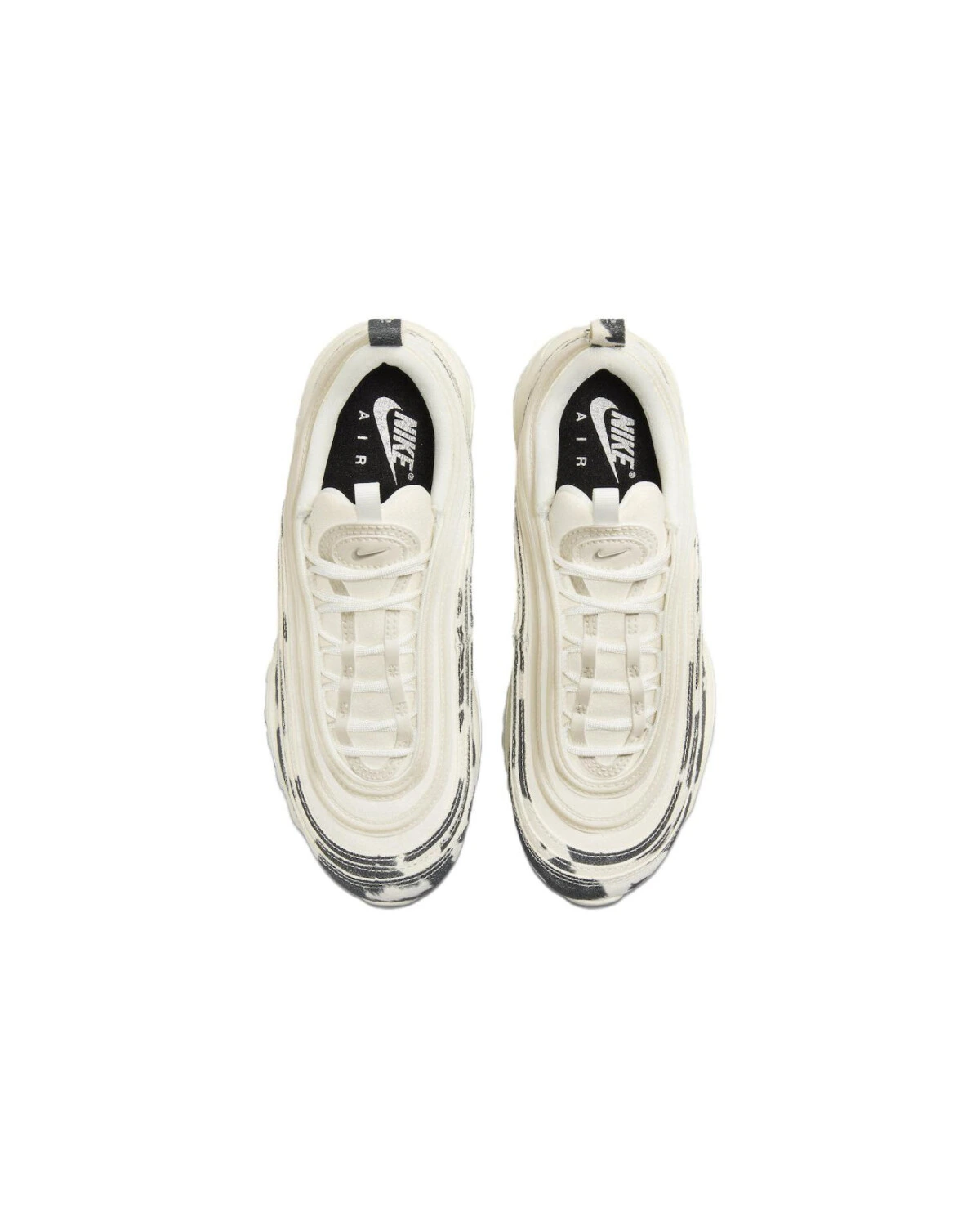 Nike Air Max 97 “Cow Print” женские повседневные кроссовки бело-черные картинка