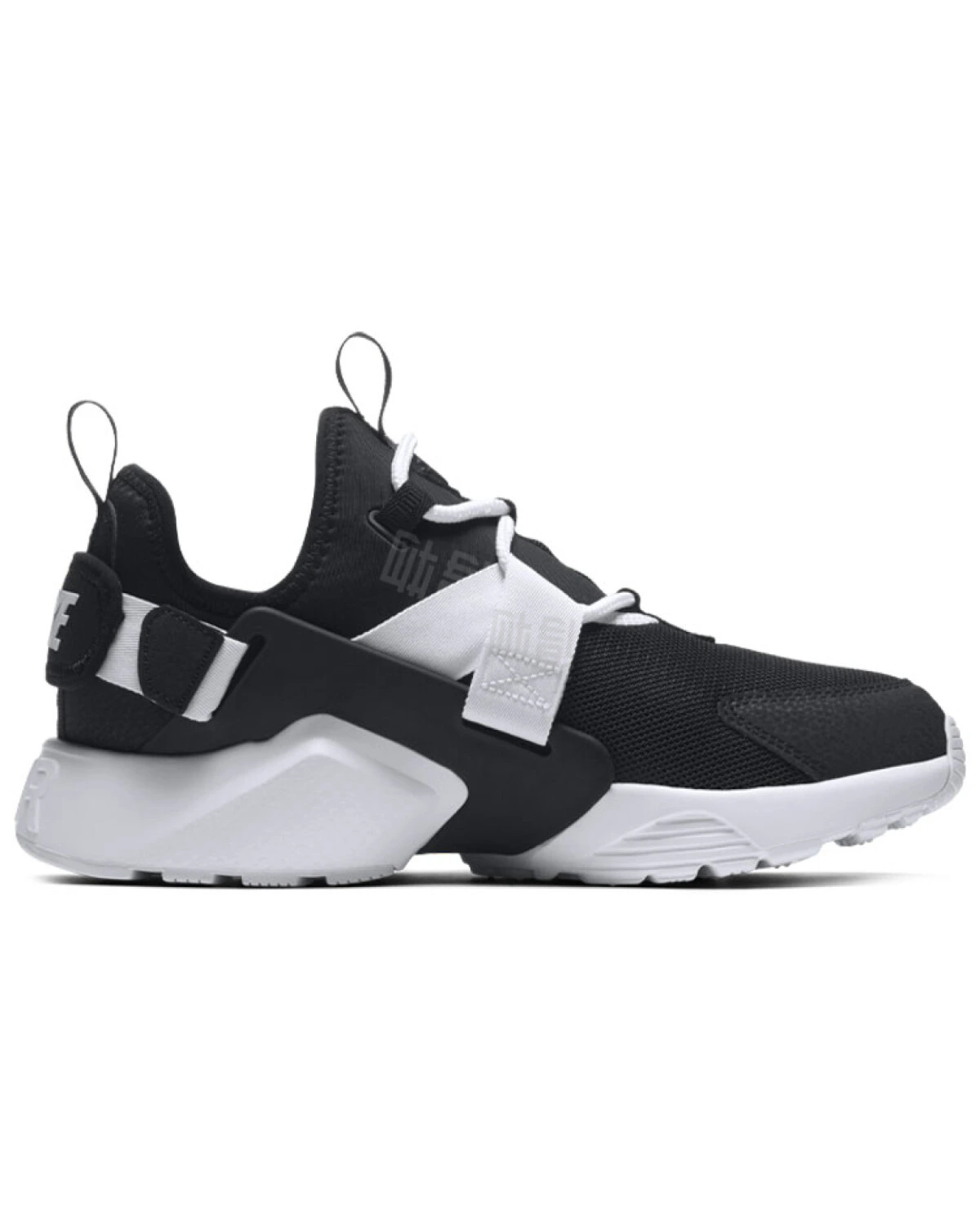 Nike Air Huarache City Low женские кроссовки черно-белые повседневные картинка