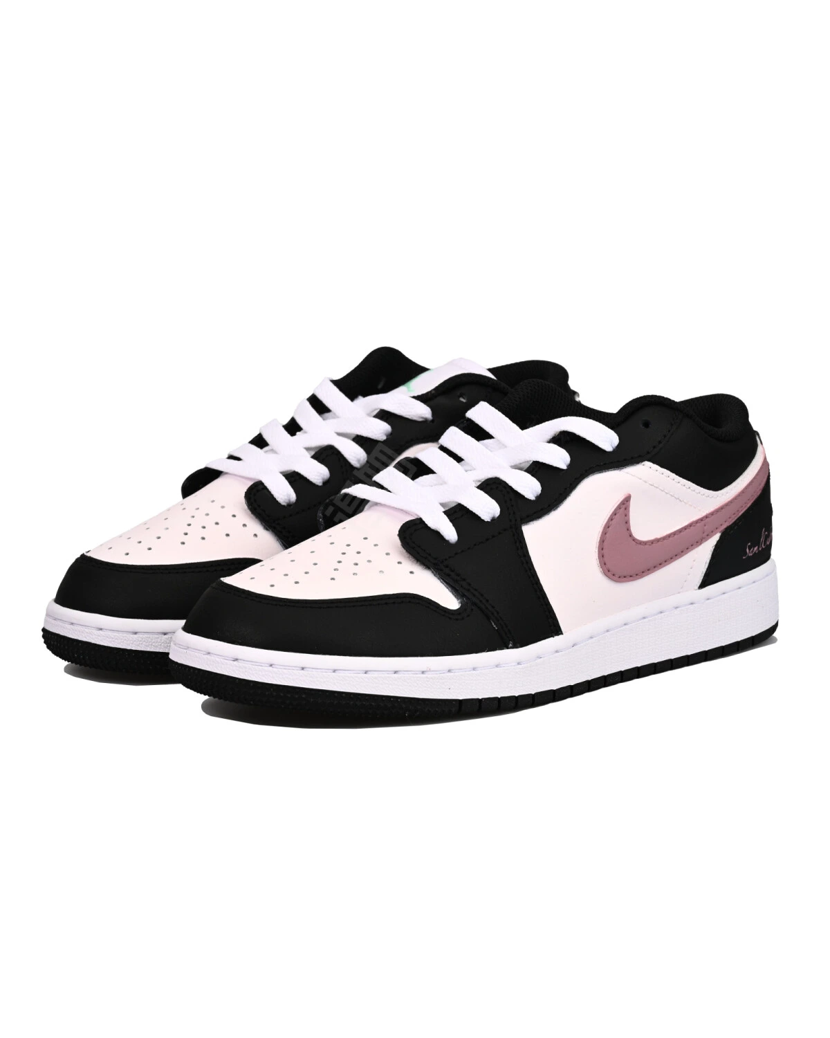 Jordan Air Jordan 1 SAML мужские кроссовки розово-черные картинка