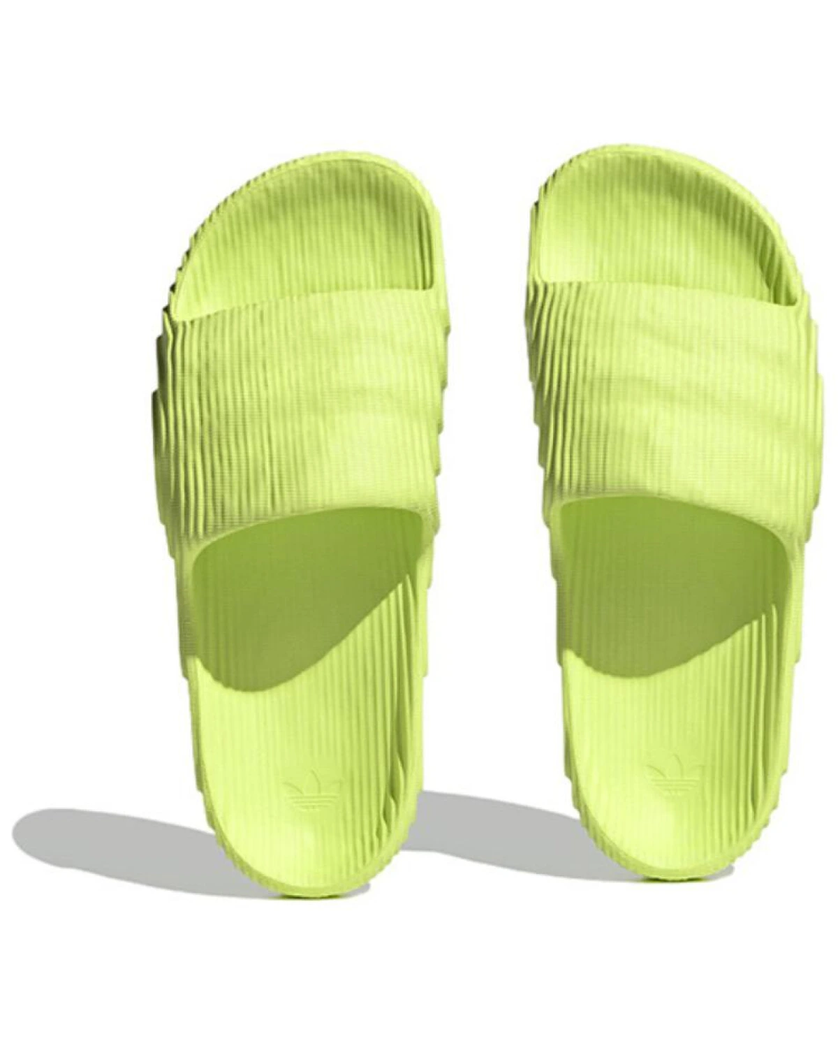 Adidas Originals ADILETTE 22 унисекс шлепанцы желтые с резиновой подошвой картинка