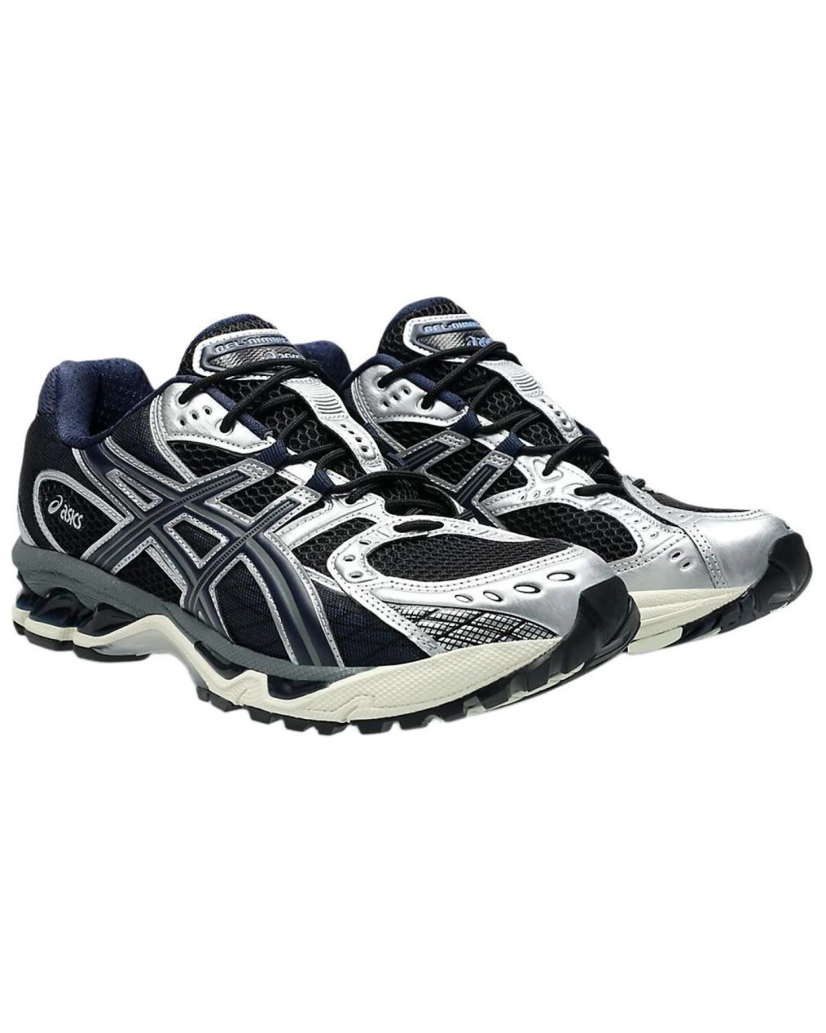 Asics GEL-Nimbus 10.1 unisex кроссовки для марафона серебристо-черные картинка
