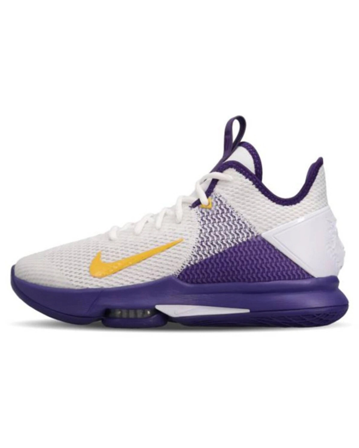 Nike Witness 4 LeBron EP мужские баскетбольные кроссовки фиолетово-белые картинка