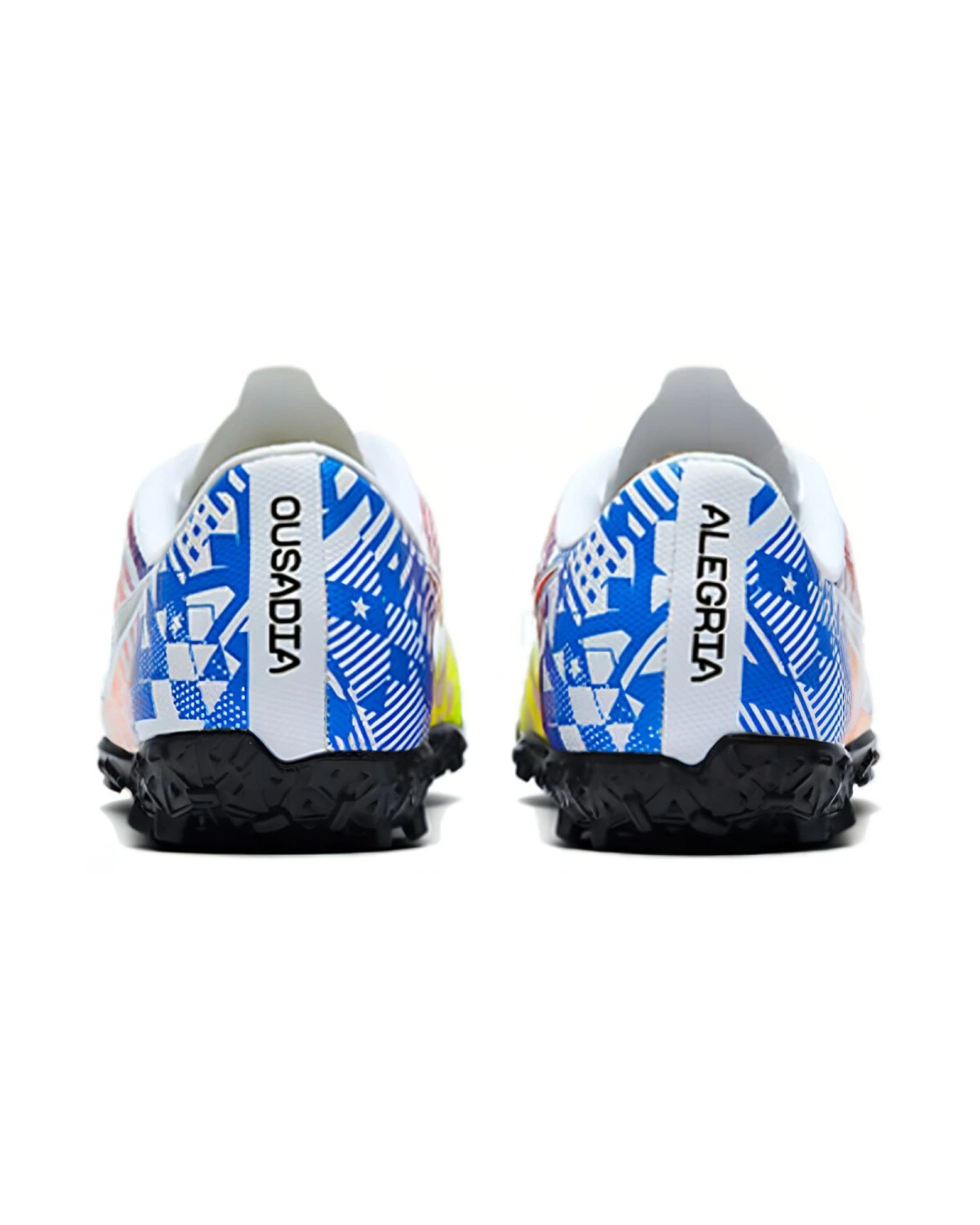 Nike Mercurial Vapor 13 детские футбольные кроссовки TF амортизирующие желто-розово-синие картинка