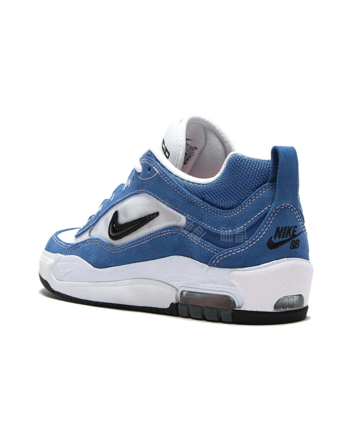 Nike Air Max Ishod unisex кроссовки сине-белые-черные картинка
