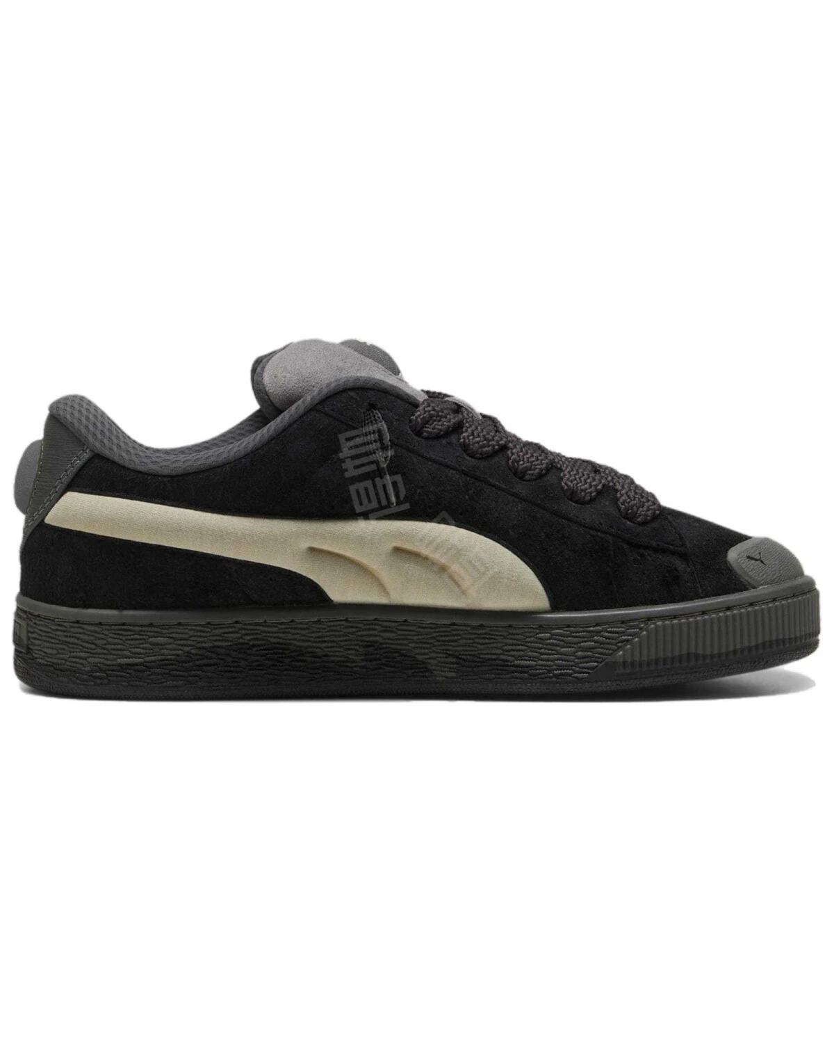 PUMA Suede XL unisex кроссовки из натуральной кожи черные картинка