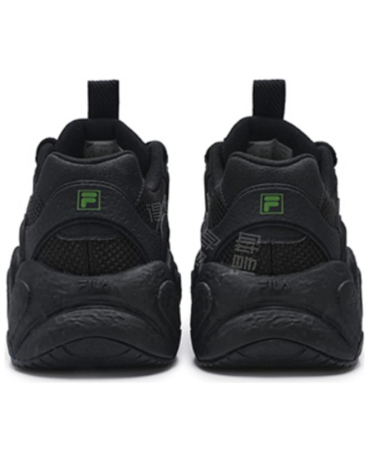 FILA Croissant Sneakers женские повседневные кроссовки чёрные с комбинированным верхом картинка
