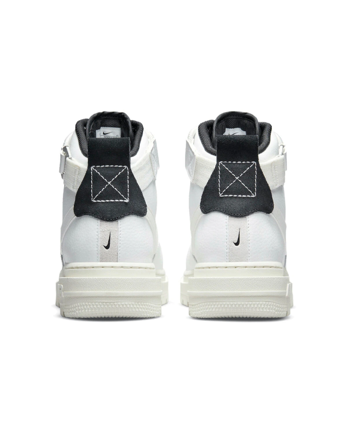 Nike Air Force 1 Utility 2.0 женские кроссовки высокие бело-черные картинка