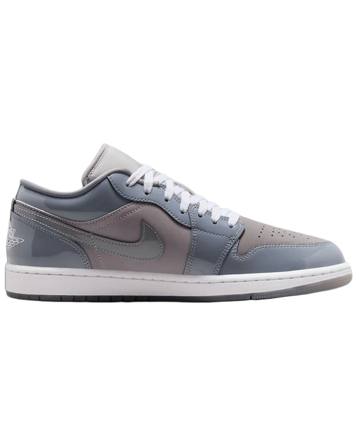 Jordan Air Jordan 1 повседневные кроссовки голубо-серые картинка