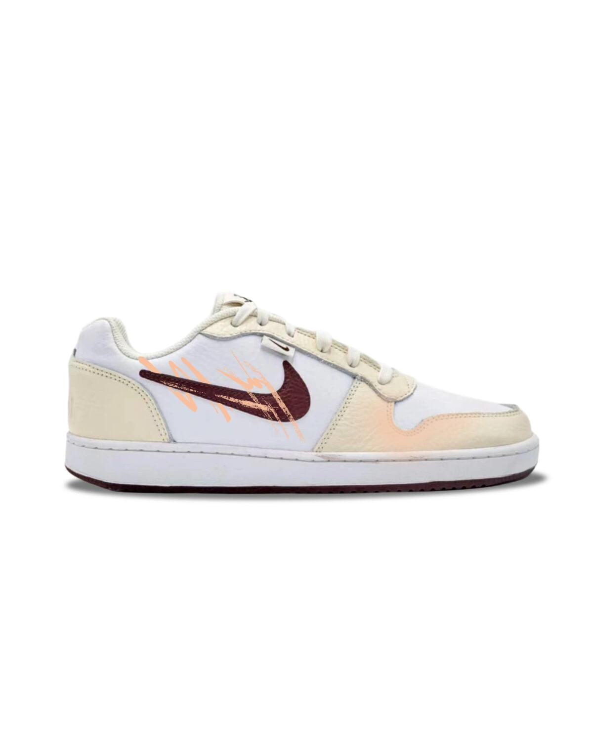 Nike EBERNON мужские кроссовки с ручной росписью в китайском стиле желтые картинка