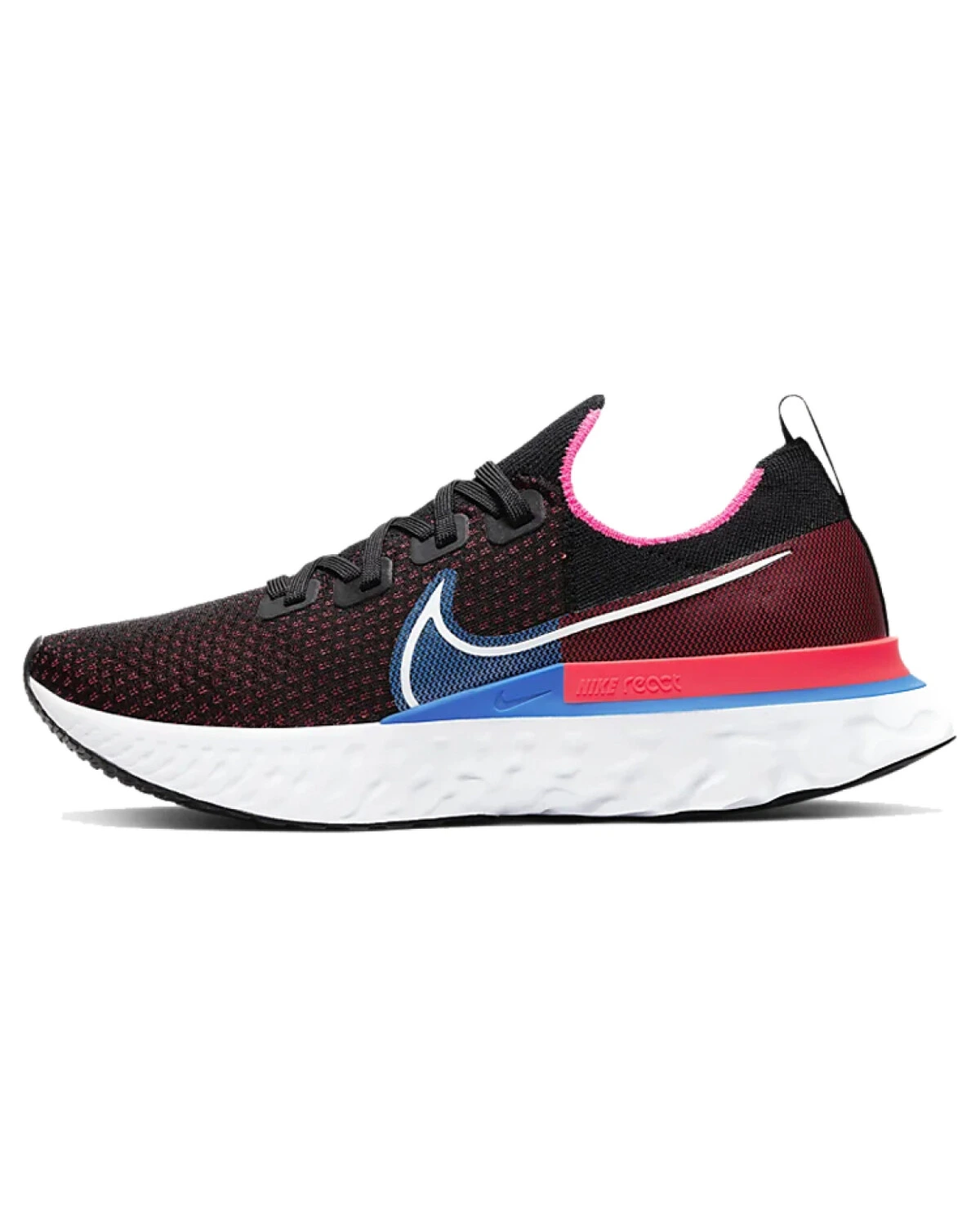 Nike React Infinity Run Flyknit 1 FK unisex кроссовки для бега с амортизацией React черно-красные картинка