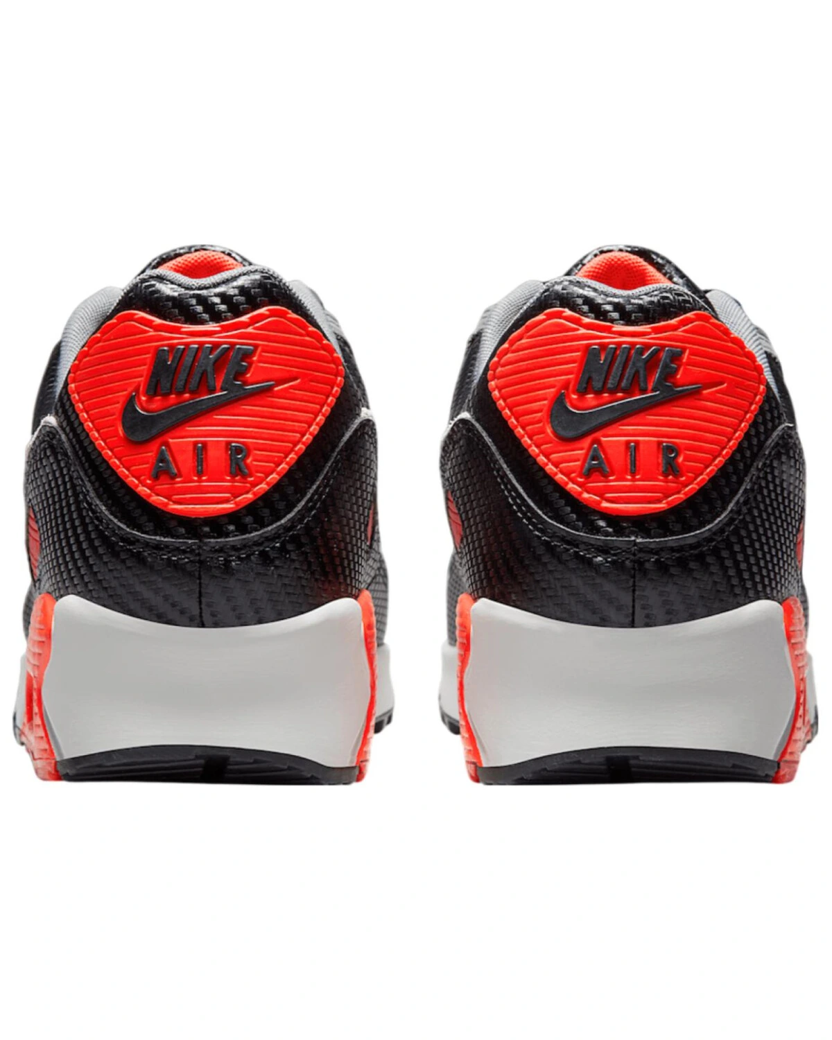 Nike Air Max 90 Premium мужские кроссовки черно-серо-красные повседневные картинка