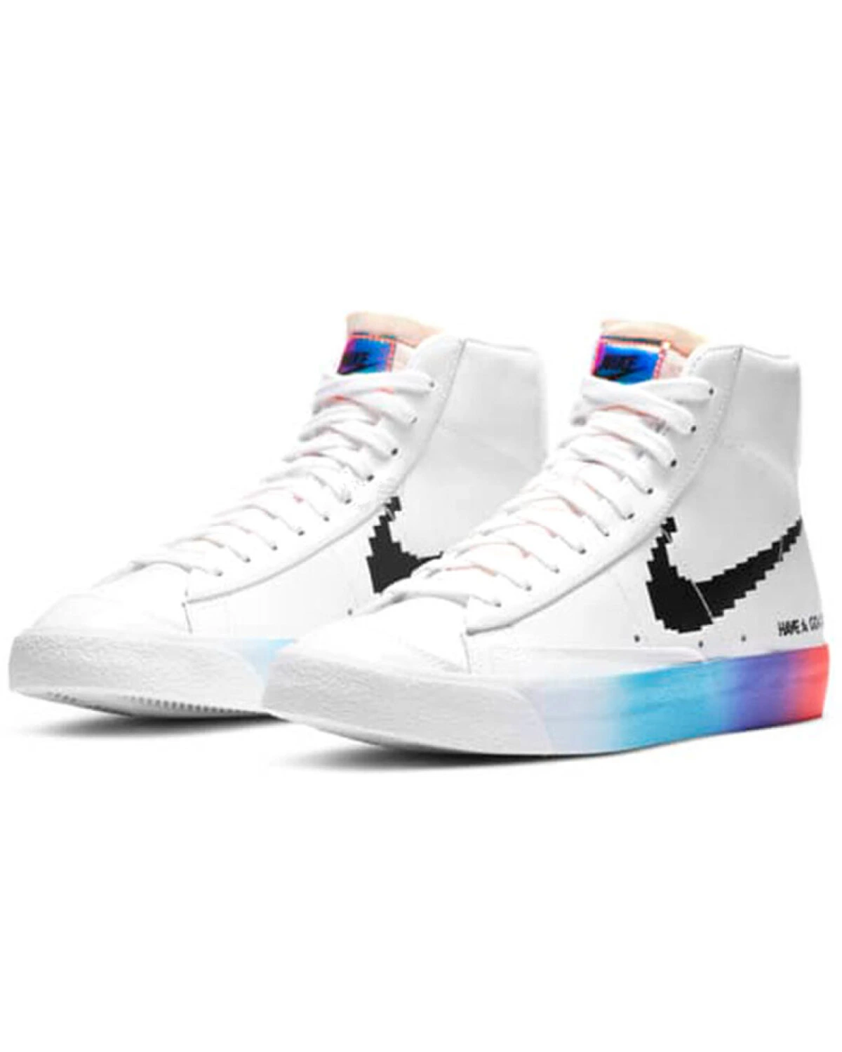 Nike Blazer Mid '77 Good Game женские кроссовки белые с синим и красным картинка