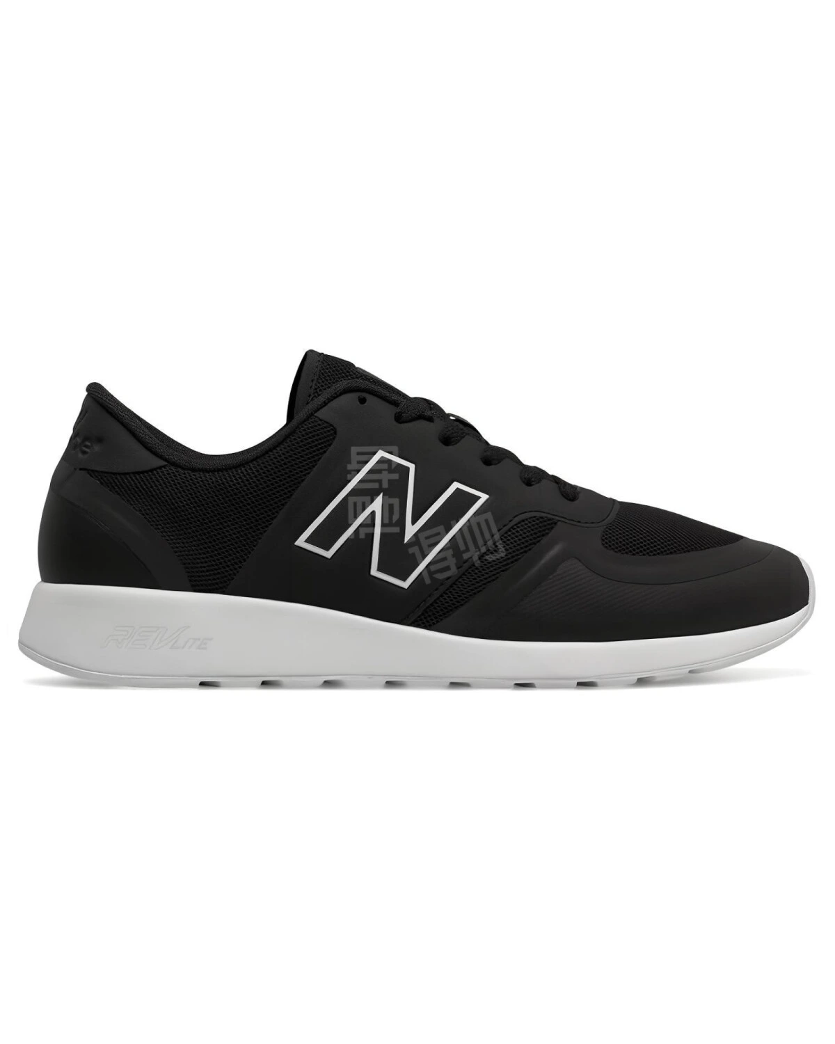 New Balance 420 Reflective Re-Engineered унисекс кроссовки тканевые черно-белые картинка