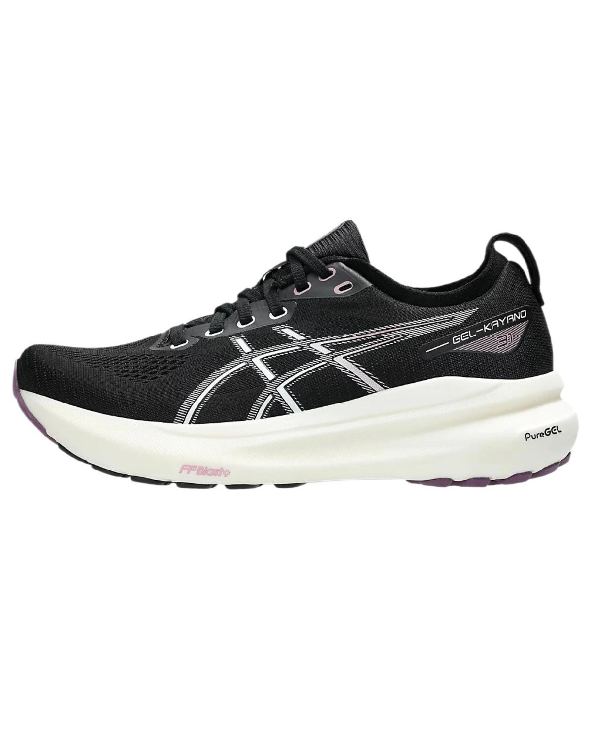 Asics Gel-Kayano 31 женские спортивные кроссовки для бега чёрные картинка