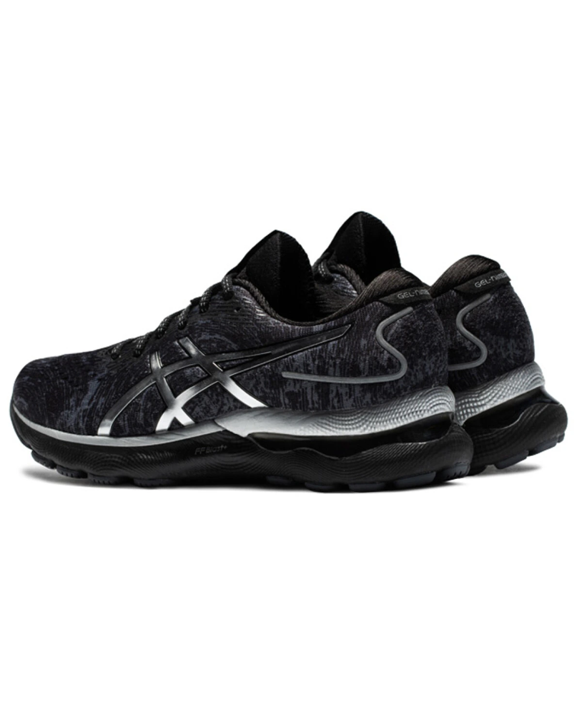 Asics GEL-Nimbus 24 женские кроссовки для бега черно-серые картинка