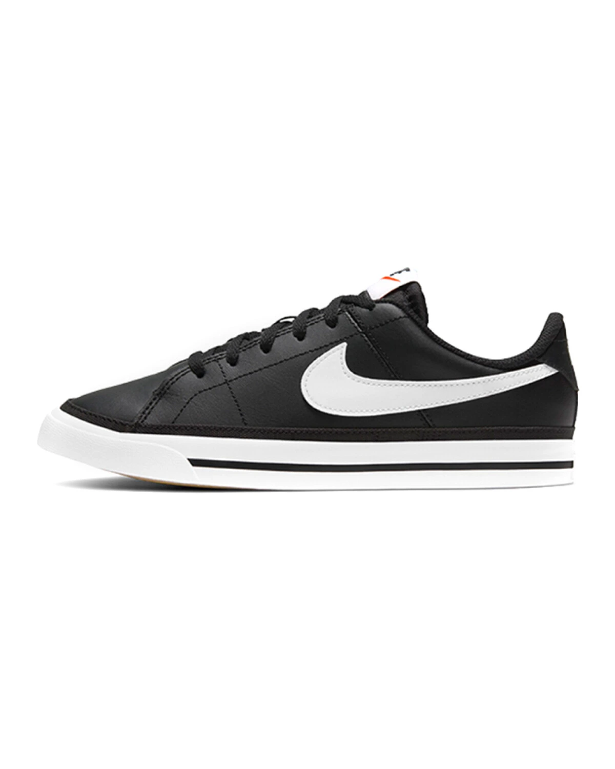 Nike Court Legacy детские кеды черно-белые комфортные картинка