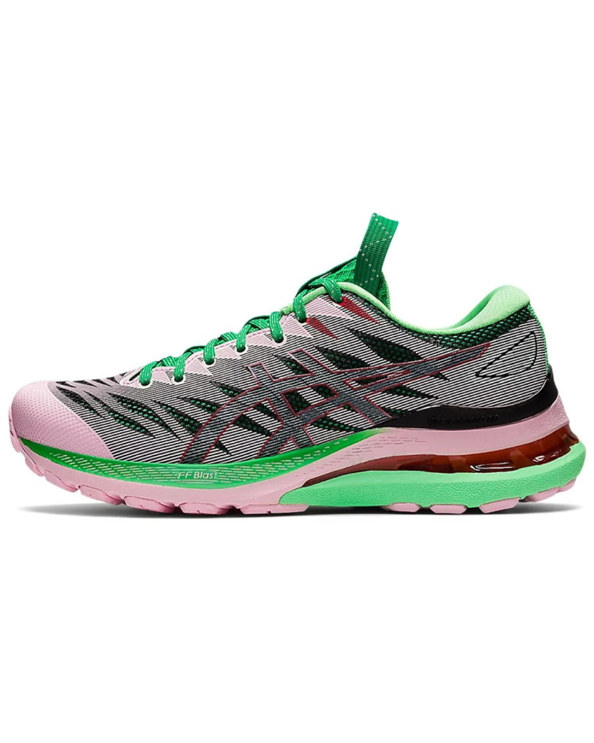 Asics Gel-Kayano 28 женские повседневные кроссовки из ткани серо-розовые картинка