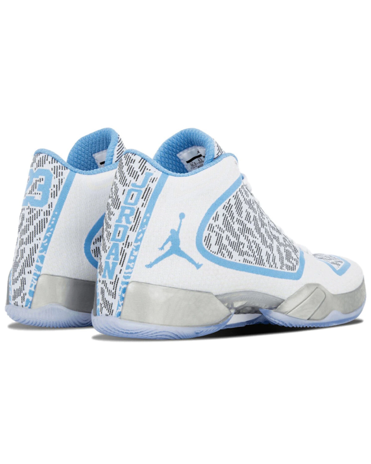 Jordan Air Jordan 29 Pantone мужские баскетбольные кроссовки высокие бело-сине-черные картинка