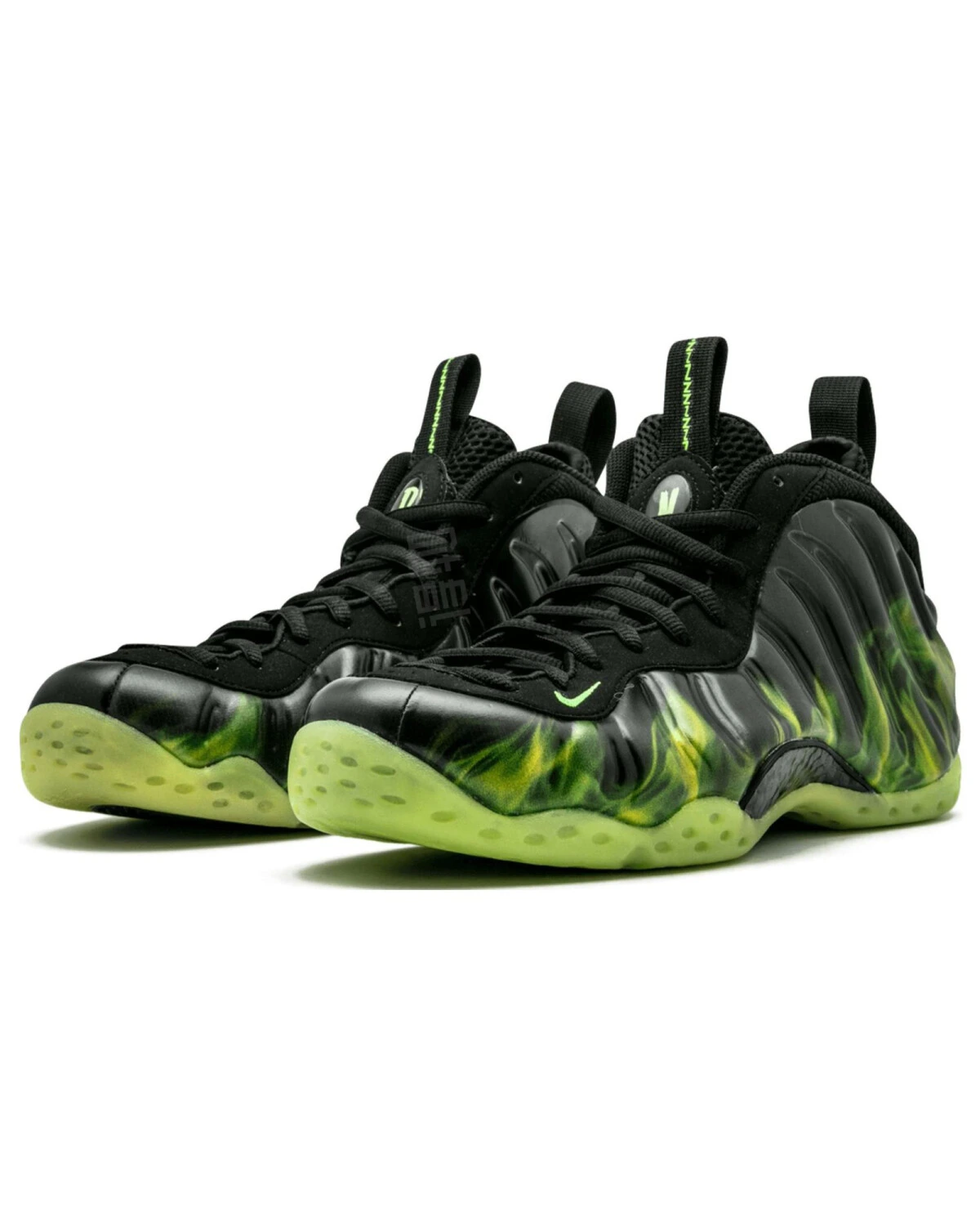 Nike Foamposite One 'Paranorman' мужские черно-зеленые кроссовки картинка