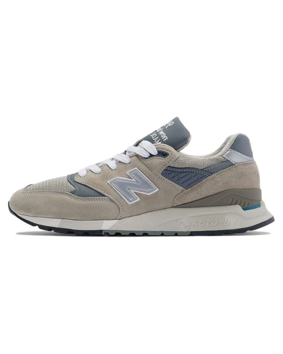 New Balance 998 унисекс кроссовки для бега серо-синие картинка