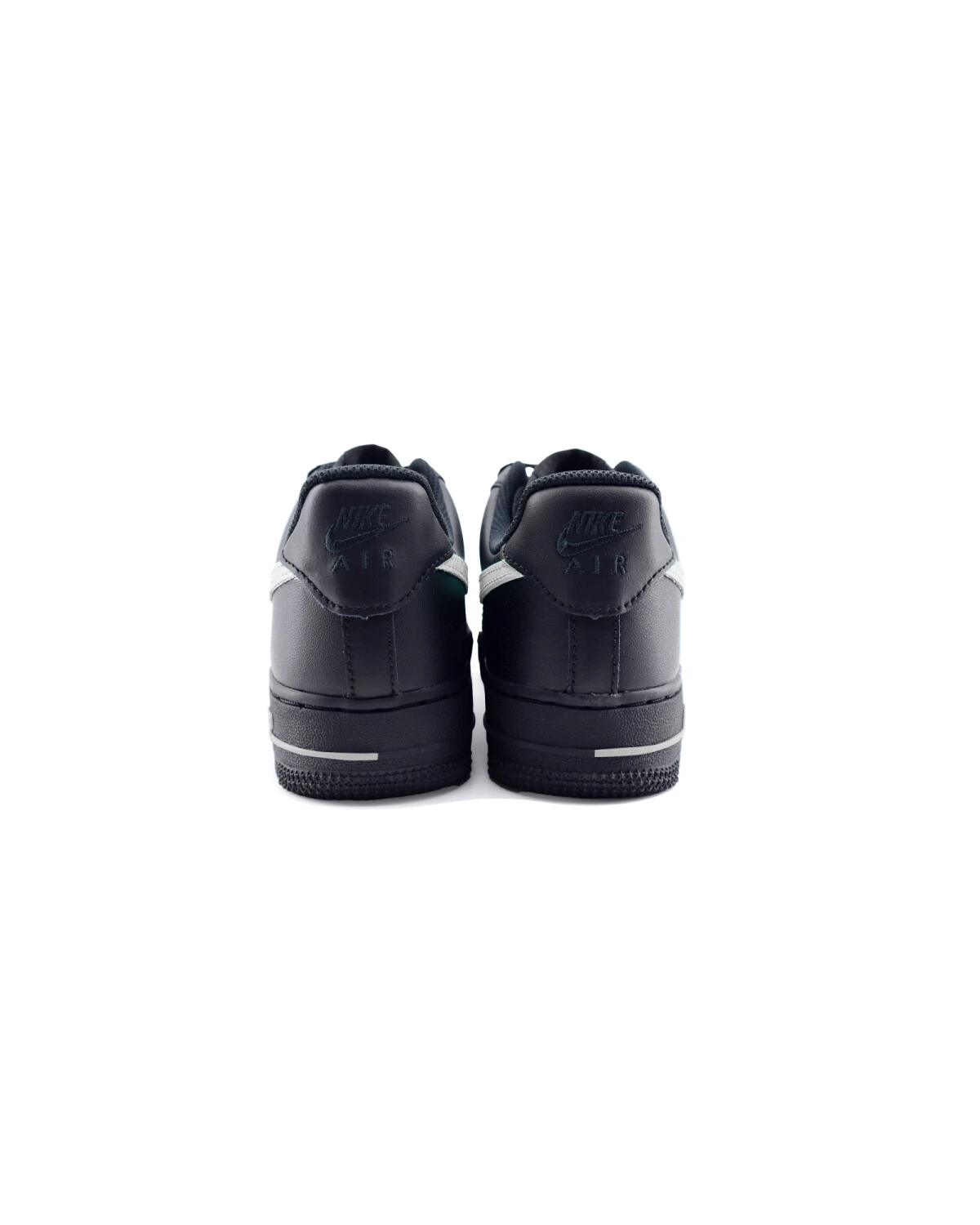 Nike Air Force 1 07 унисекс кроссовки черно-серые комфортные и износостойкие картинка