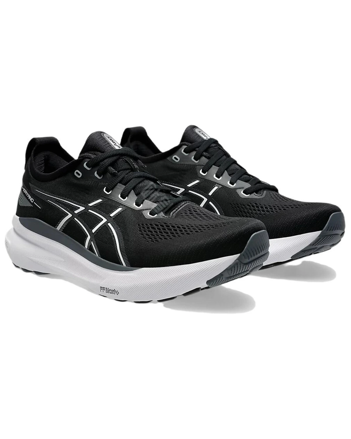 Asics Gel-Kayano 31 мужские кроссовки для бега черно-белые с амортизацией и поддержкой картинка